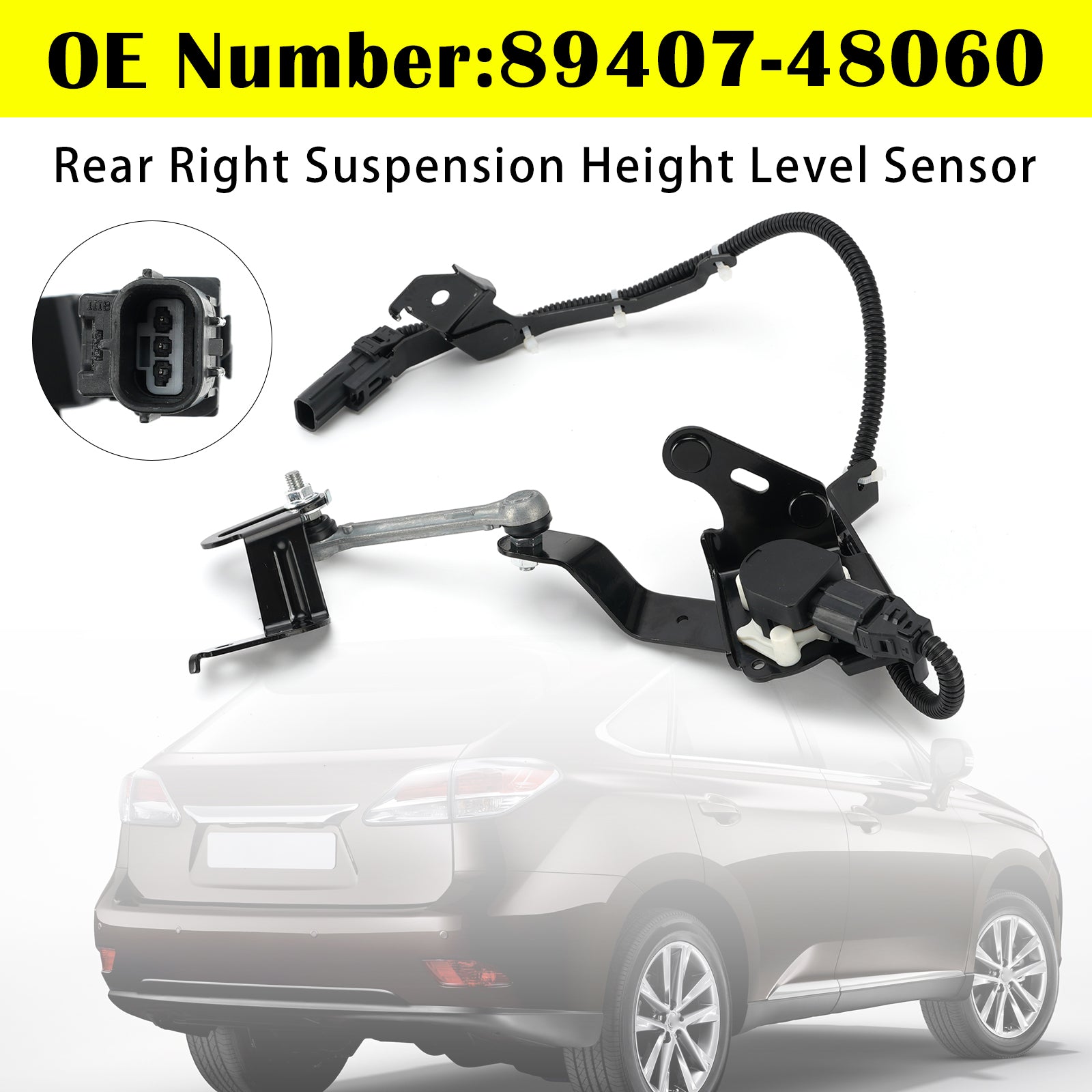 Capteur Niveau Hauteur Arrière Droite Pour Lexus GS450h RX350 2010-2013 V6 3.5L