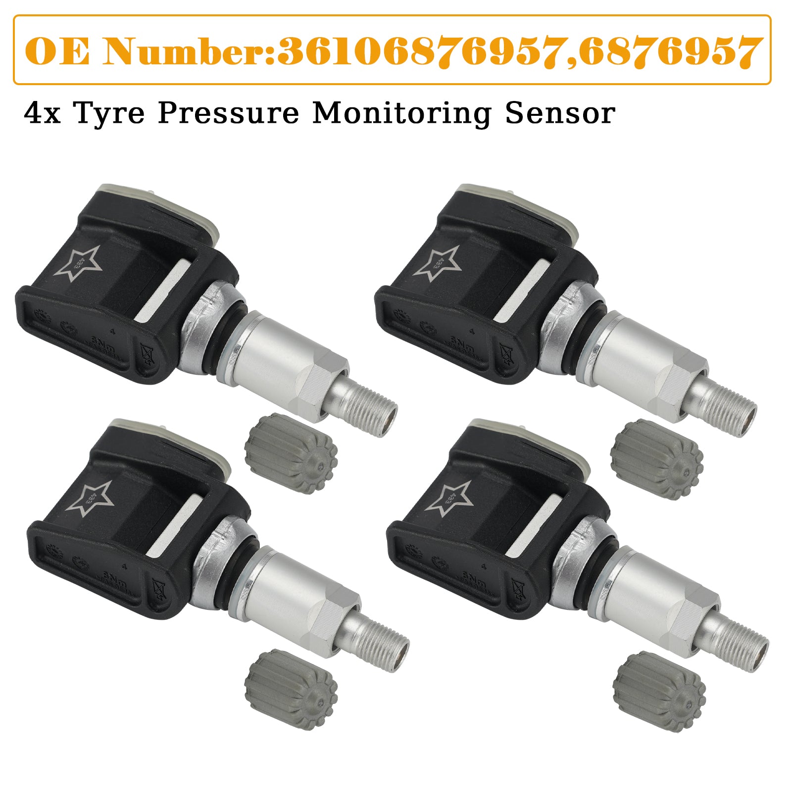 4x Capteur Surveillance Pression Pneu Pour BMW 5 6 7 8 Série G30 G01 G02 G05 M3