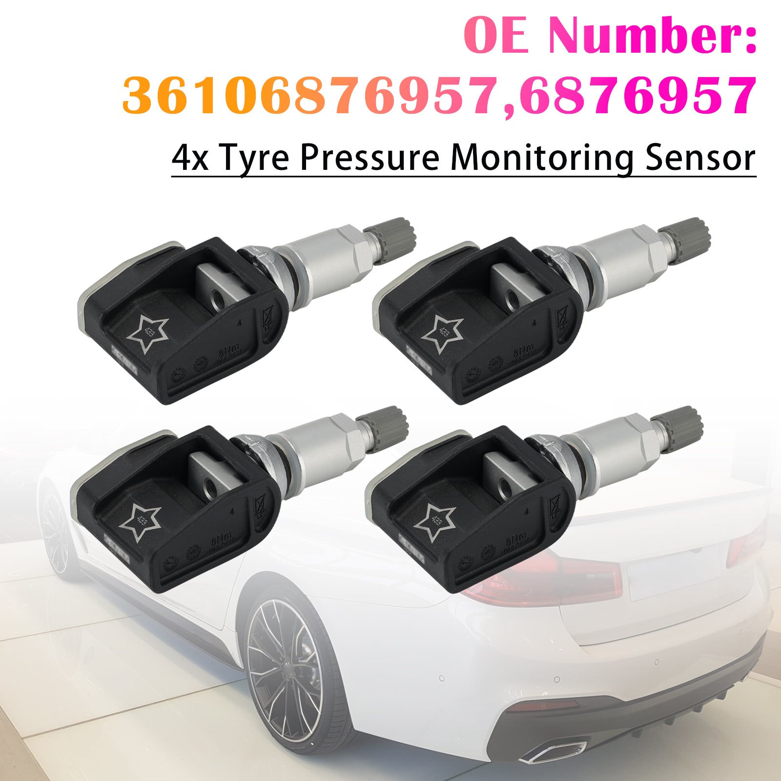 4x Capteur Surveillance Pression Pneu Pour BMW 5 6 7 8 Série G30 G01 G02 G05 M3