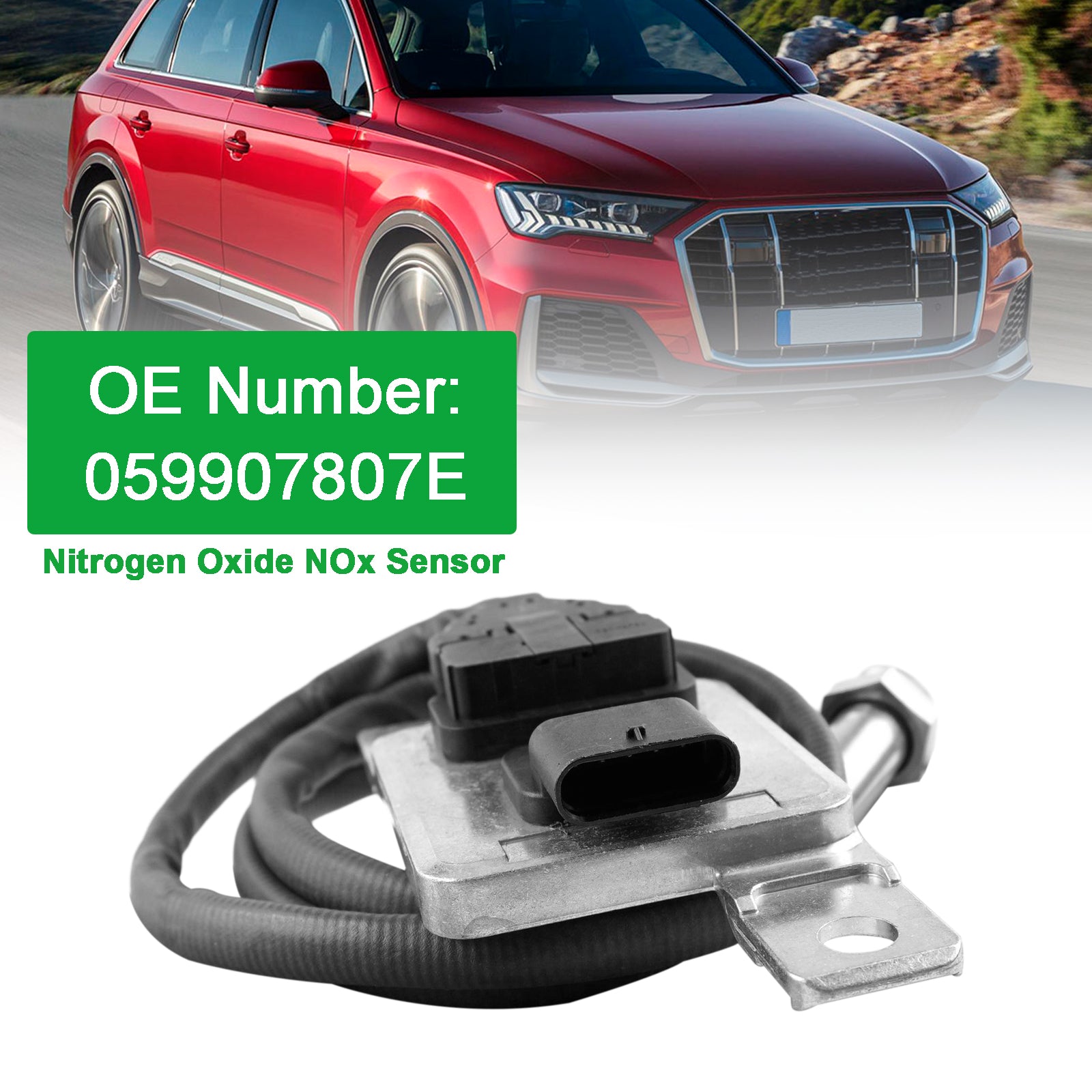 Capteur D'Oxydes D'Azote Nox 059907807E Pour VW Touareg TDI 09-12 Audi Q7