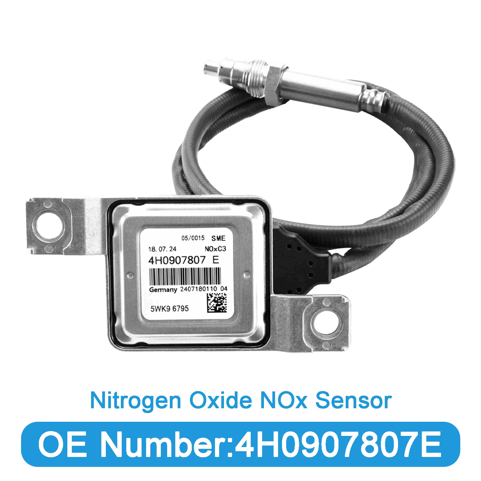 Capteur D'Oxydes D'Azote Nox 4H0907807E Pour Audi A8 Quattro 3.0TDI 2014-2016