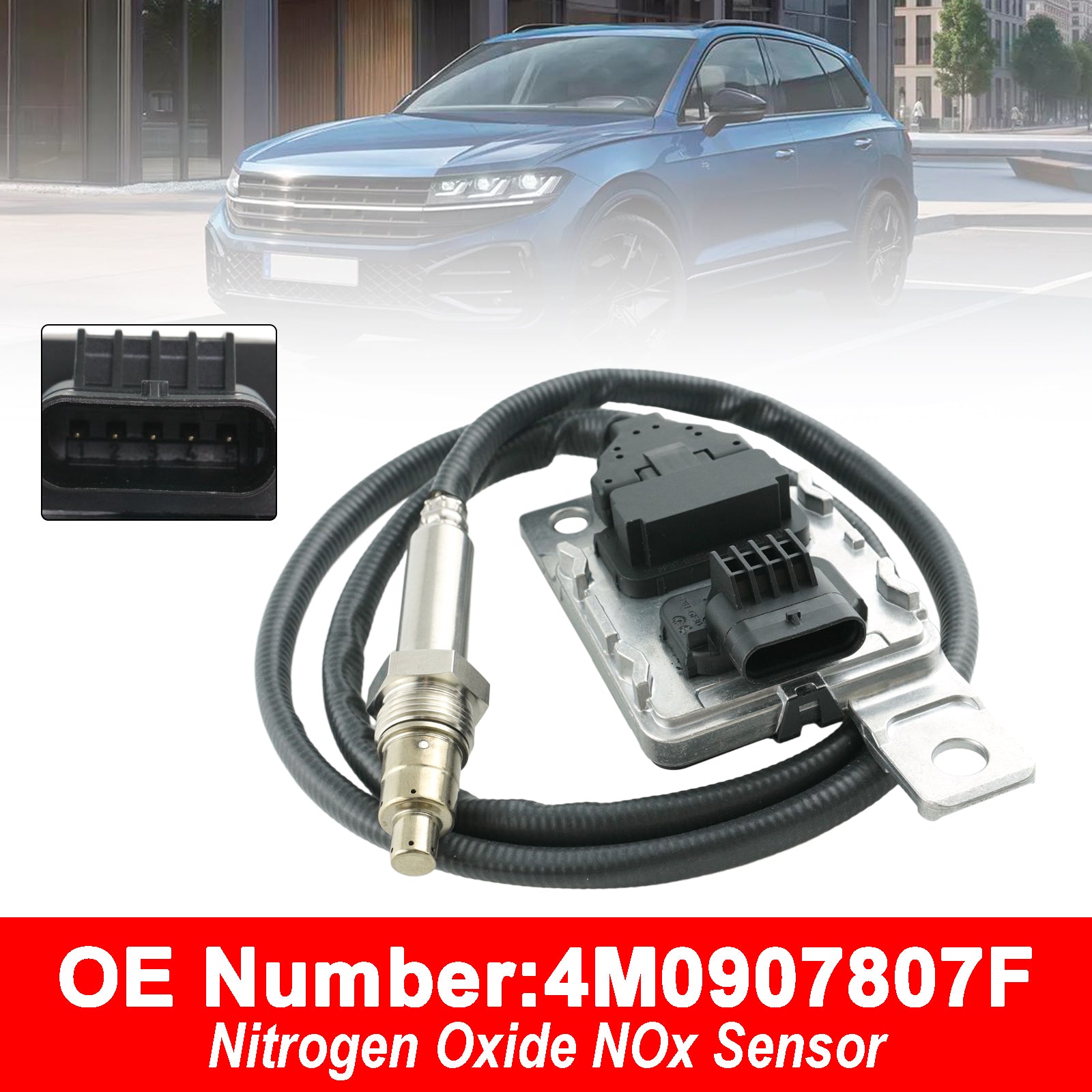 Capteur d'oxydes d'azote NOx 4M0907807F Pour VW Touareg Amarok Transporter Passat