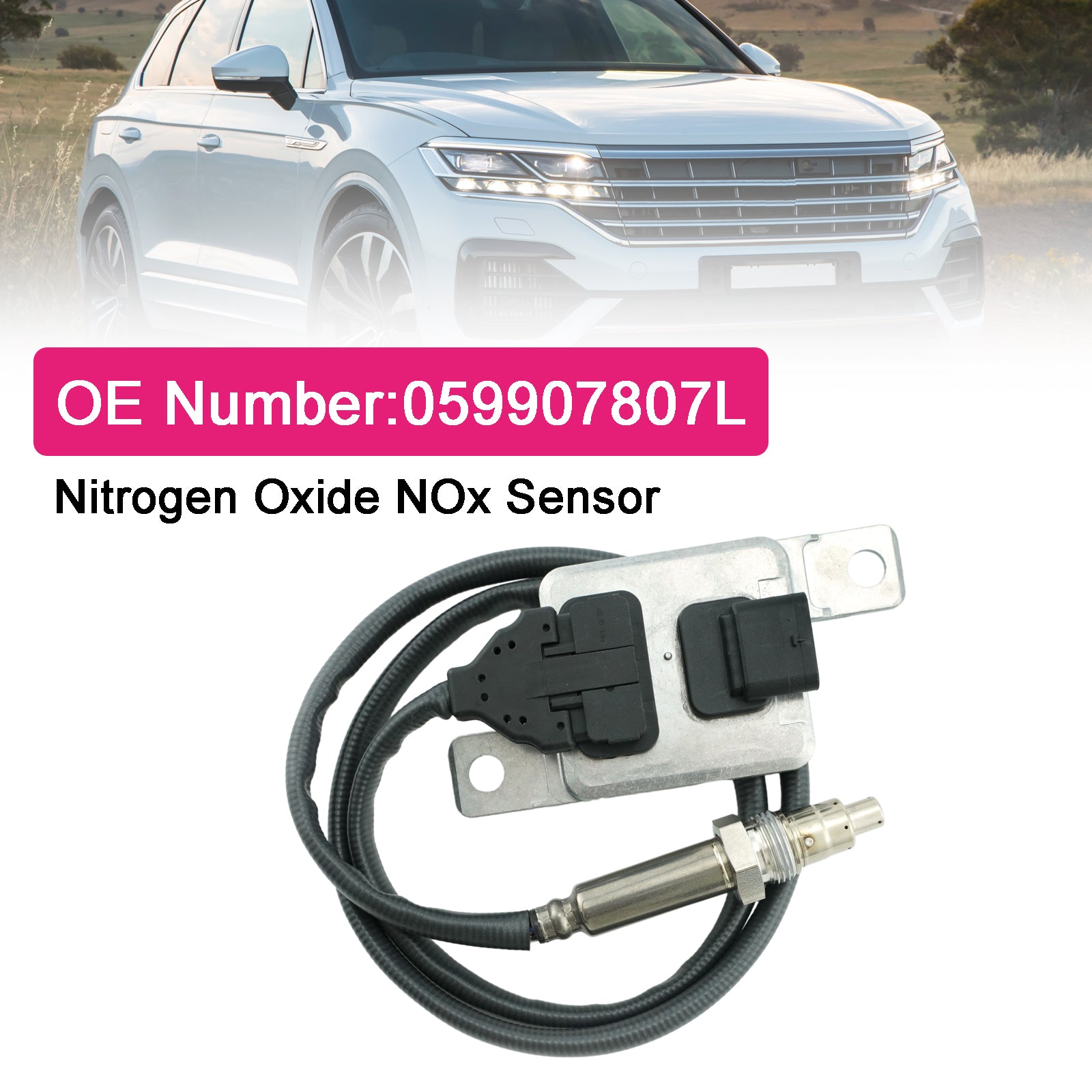 Capteur D'Oxydes D'Azote Nox 059907807L Pour VW Touareg 2010-2018 3.0 TDI