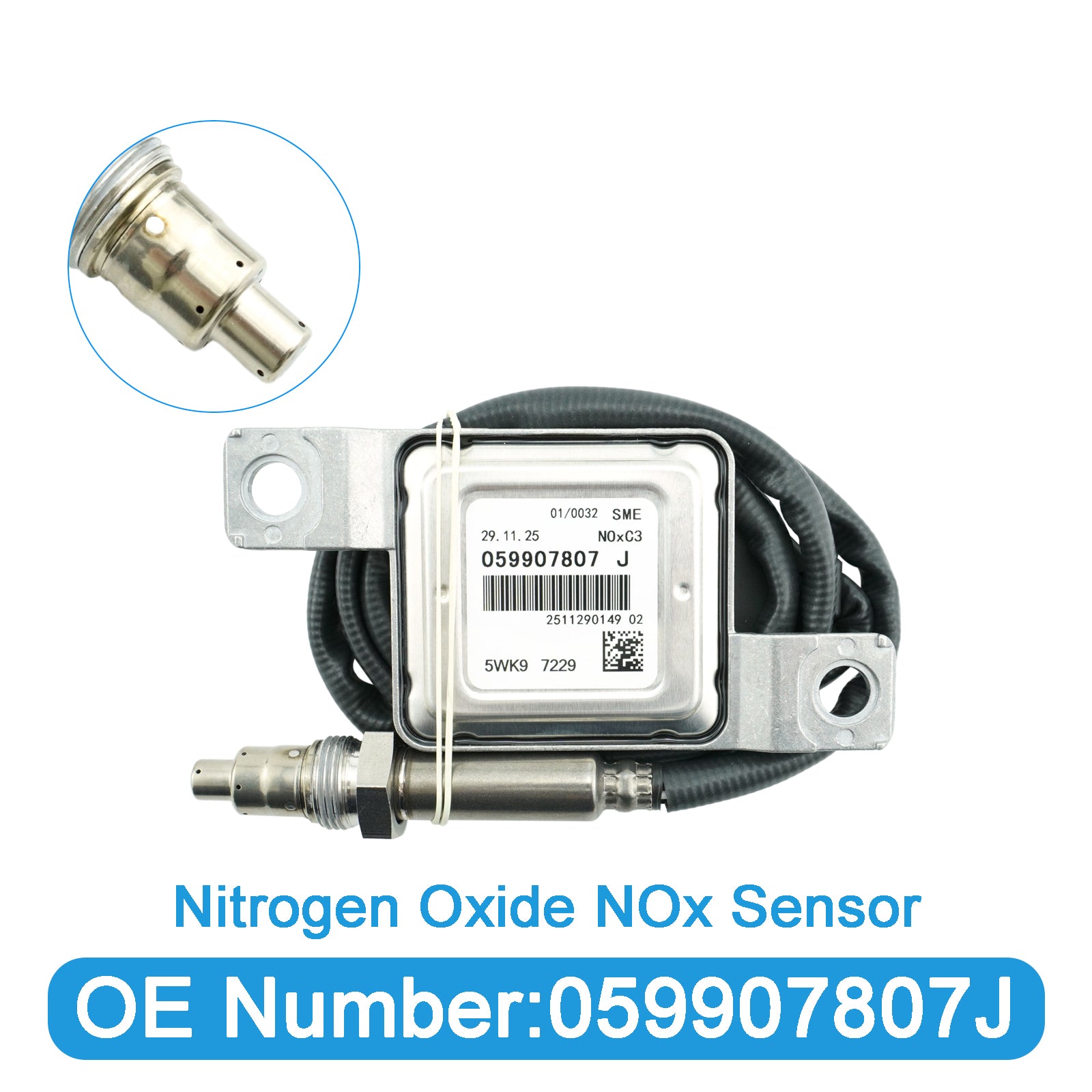 Capteur D'Oxydes D'Azote Nox 059907807J Pour VW Touareg TDI V6 A4 S4 A5 S5