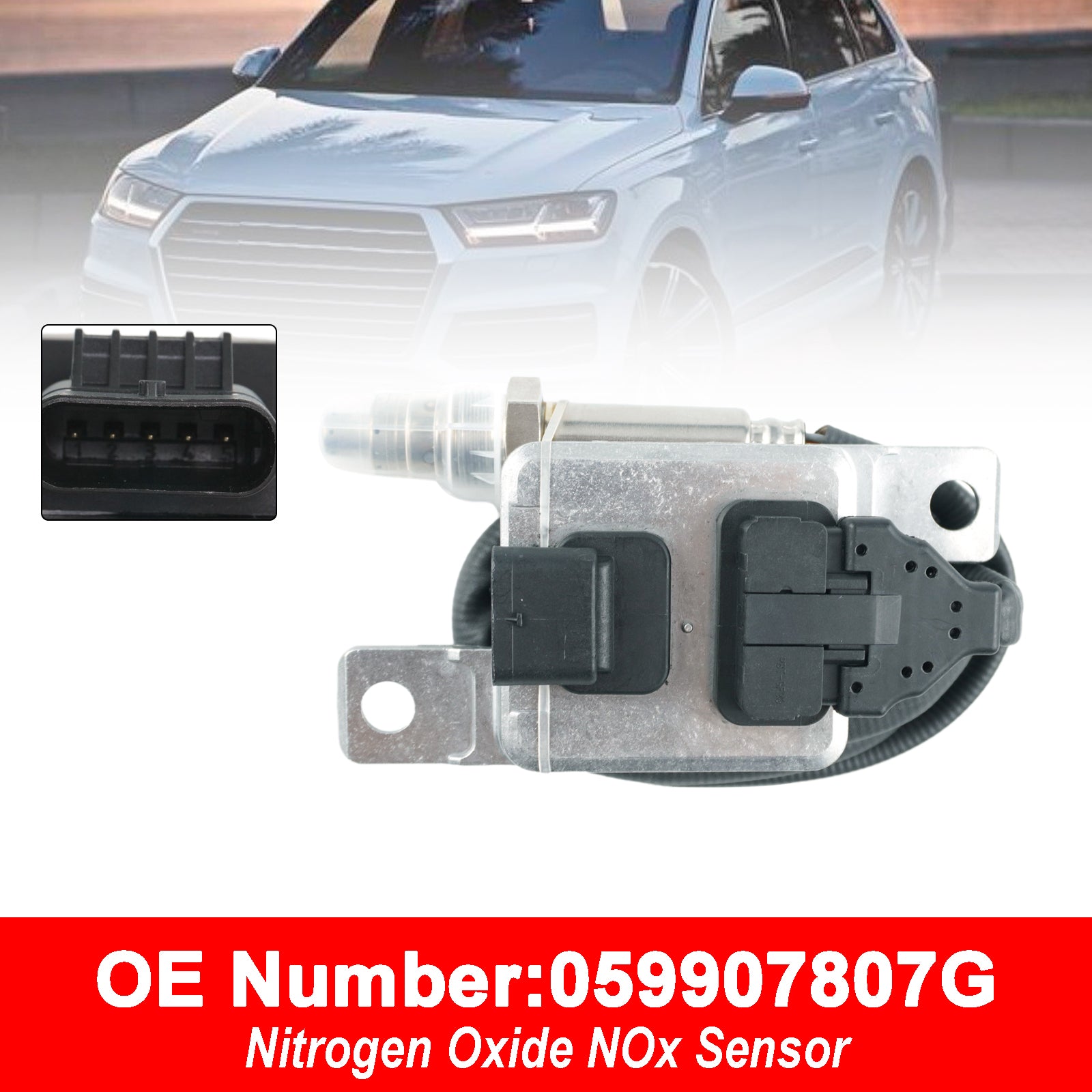 Capteur D'Oxydes D'Azote Nox 059907807G Pour Volkswagen Touareg Audi Q7 TDI