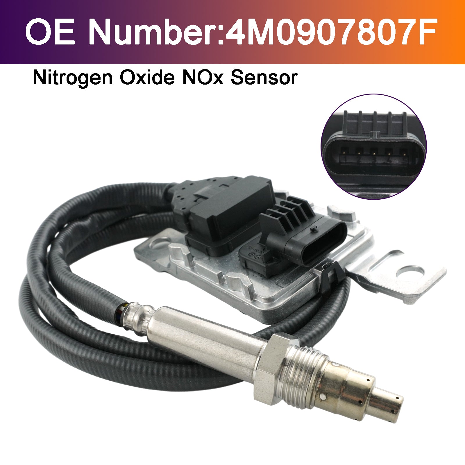 Capteur d'oxydes d'azote NOx 4M0907807F Pour VW Touareg Amarok Transporter Passat