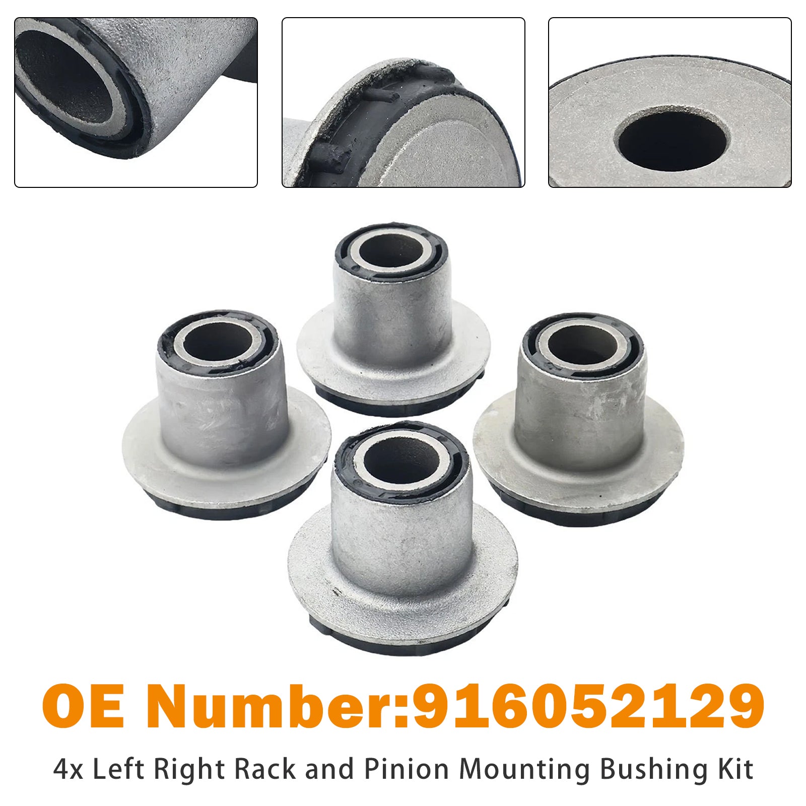 4X Kit De Douille De Montage Crémaillère Pour Toyota Sienna 2004-2011