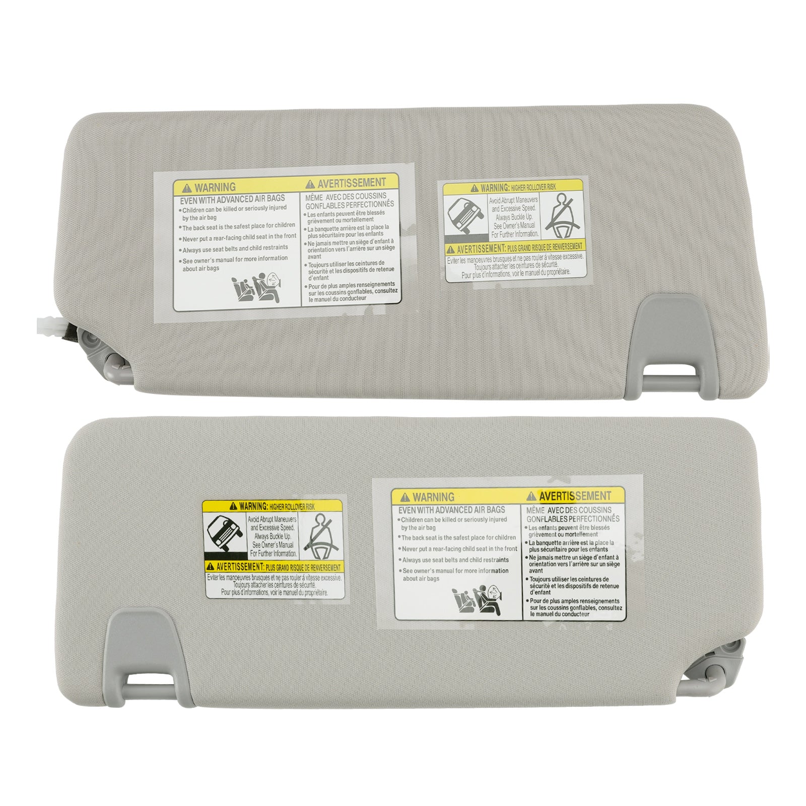 Pare-Soleil L+R Avec Lumière 96401-EZ70B 96400-EZ70B Pour Nissan Titan 2004-2024