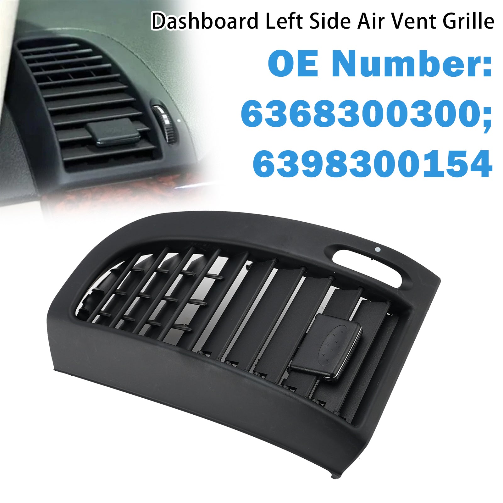 Sortie D’Air Tableau De Bord Gauche 6398300154 Pour Benz W636 04-15 W639 10-17