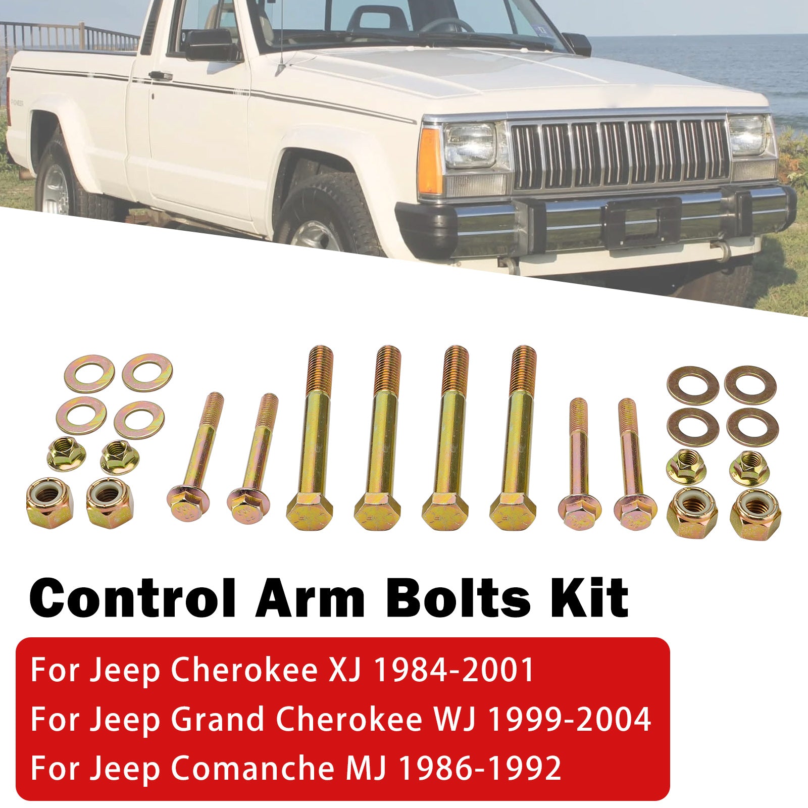 Boulons De Bras De Suspension Avant Pour Jeep Cherokee XJ 84-01 WJ 99-04