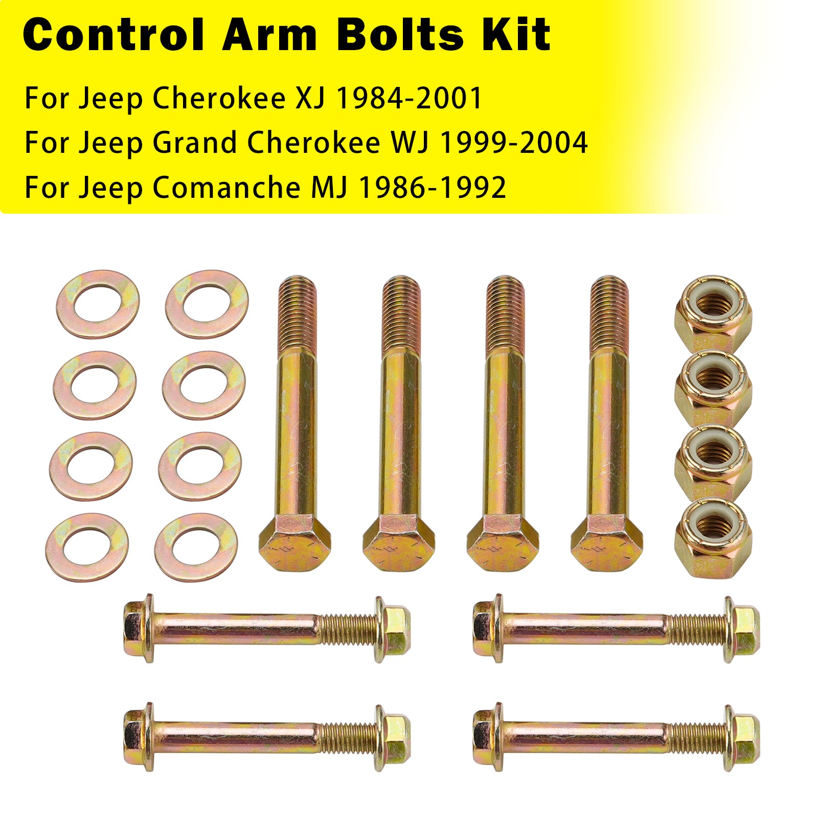 Boulons De Bras De Suspension Avant Pour Jeep Cherokee XJ 84-01 WJ 99-04