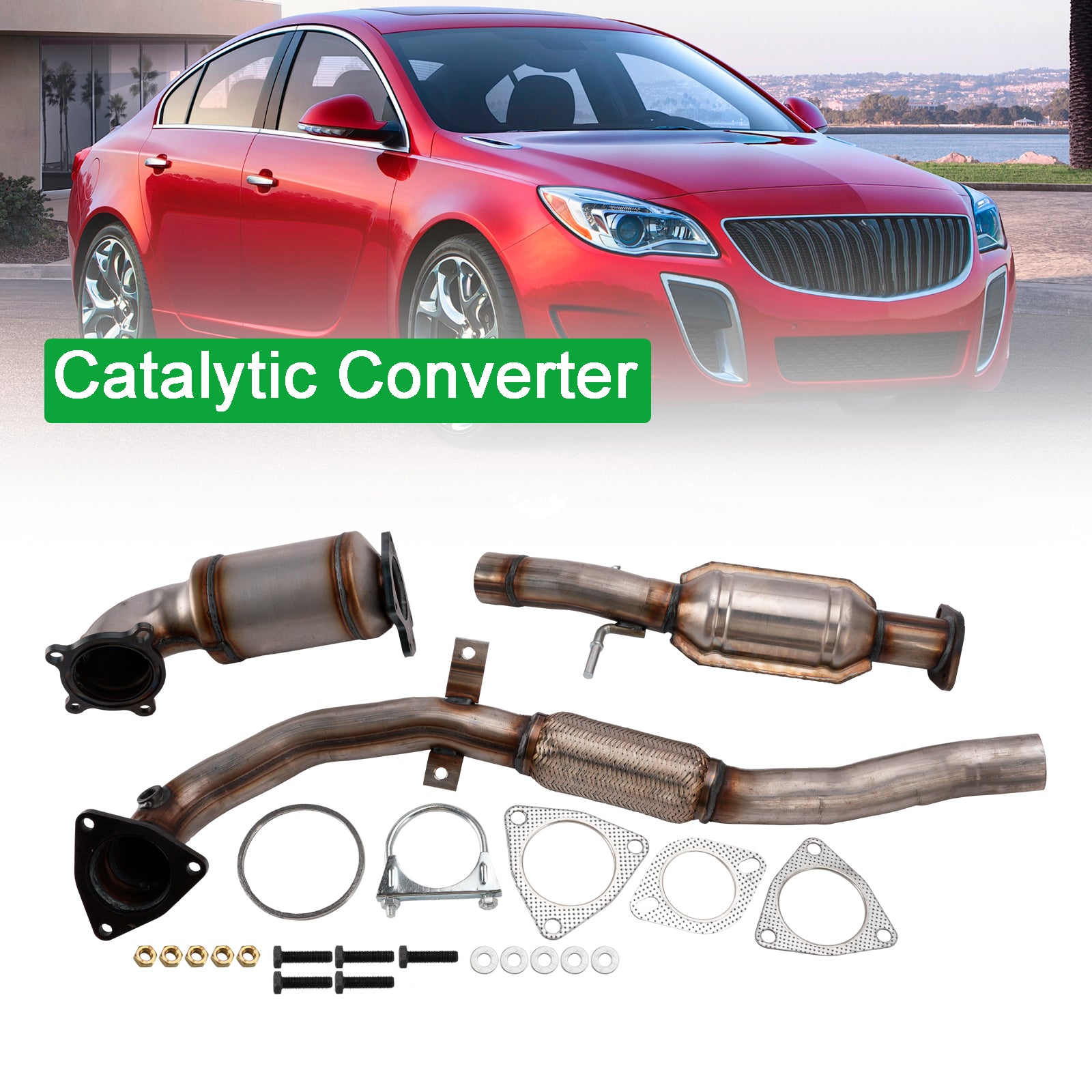 Catalyseur Avant + Arrière Pour Buick Regal 2.0L Turbo 2014-2017