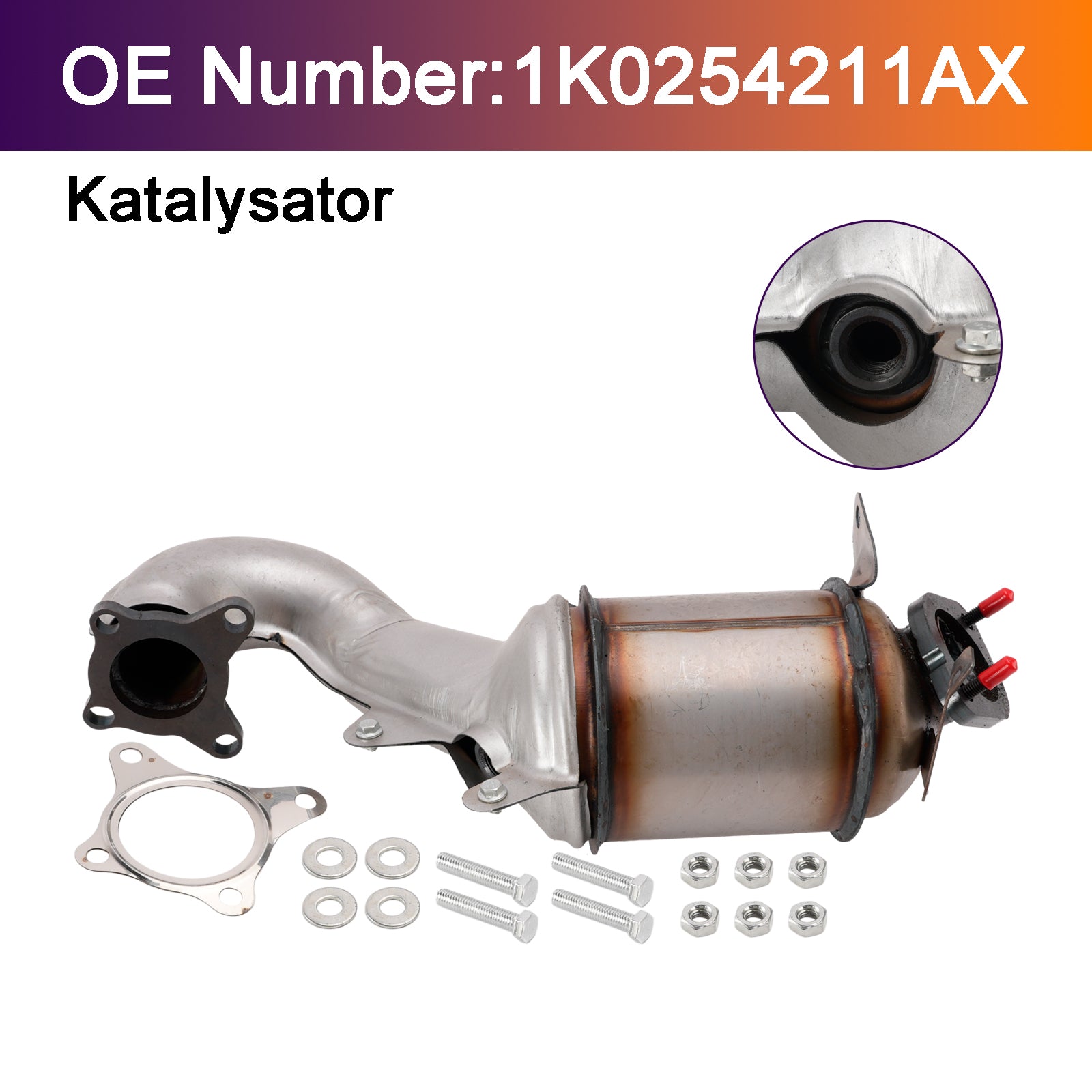 Catalyseur Pour Audi A3 Seat Altea Leon Skoda Octavia VW EOS GOLF 1.4 TSI