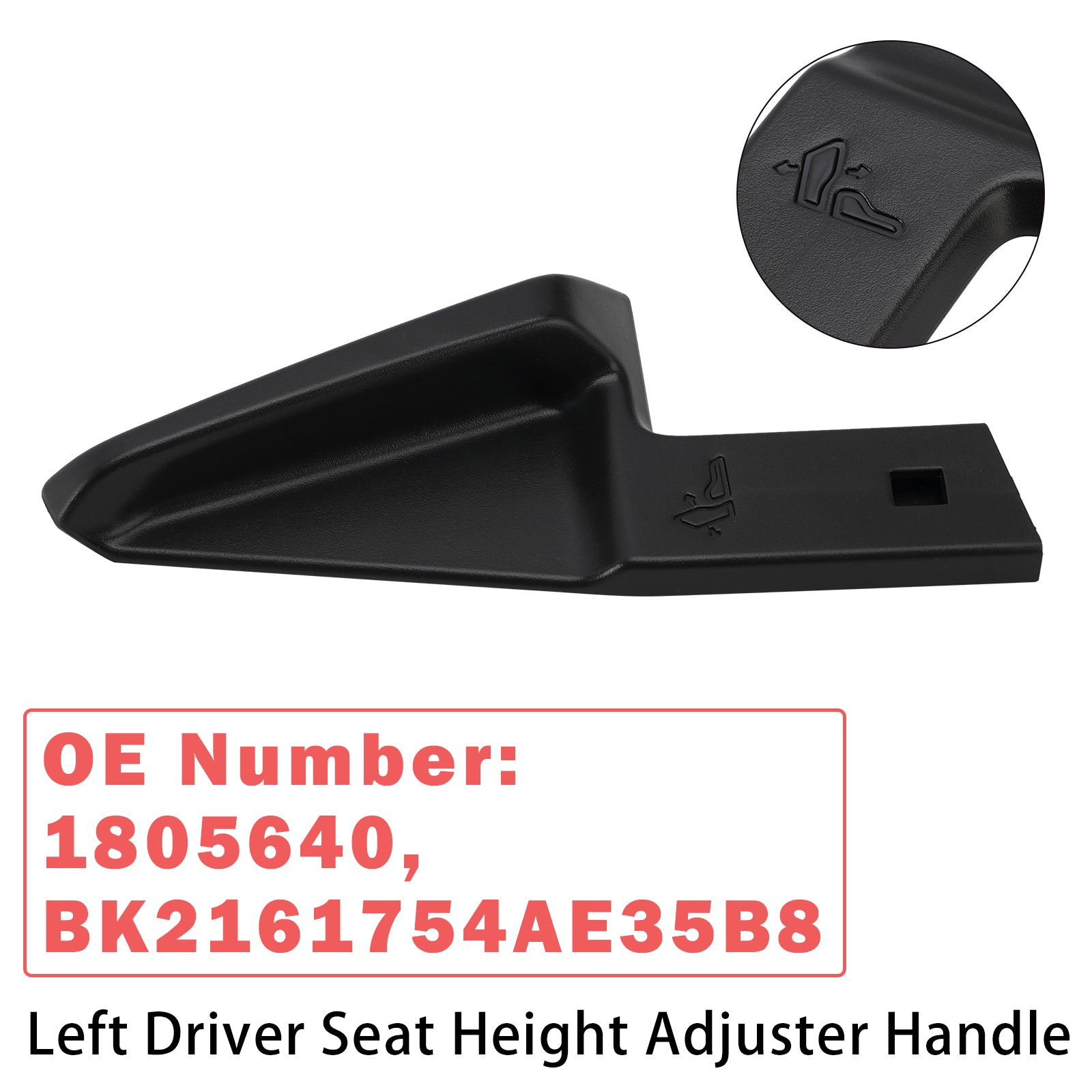 Poignée Réglage Hauteur Siège 1805640 Pour Ford Transit MK8 Custom 2014-