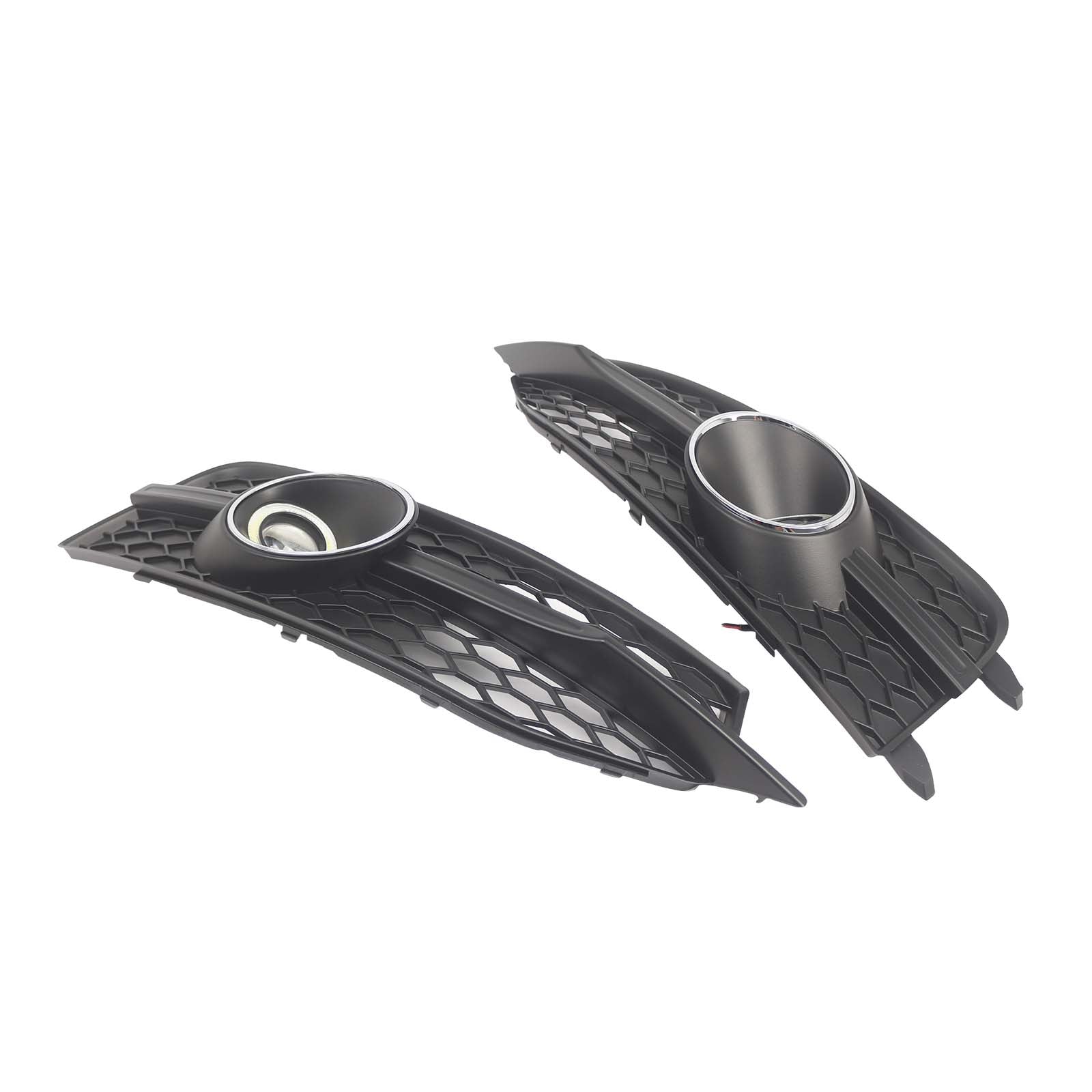 Black Front Bumper Fog Light Grille Cover Bezel Pour Audi A7 S7 S-Line 2012-2015