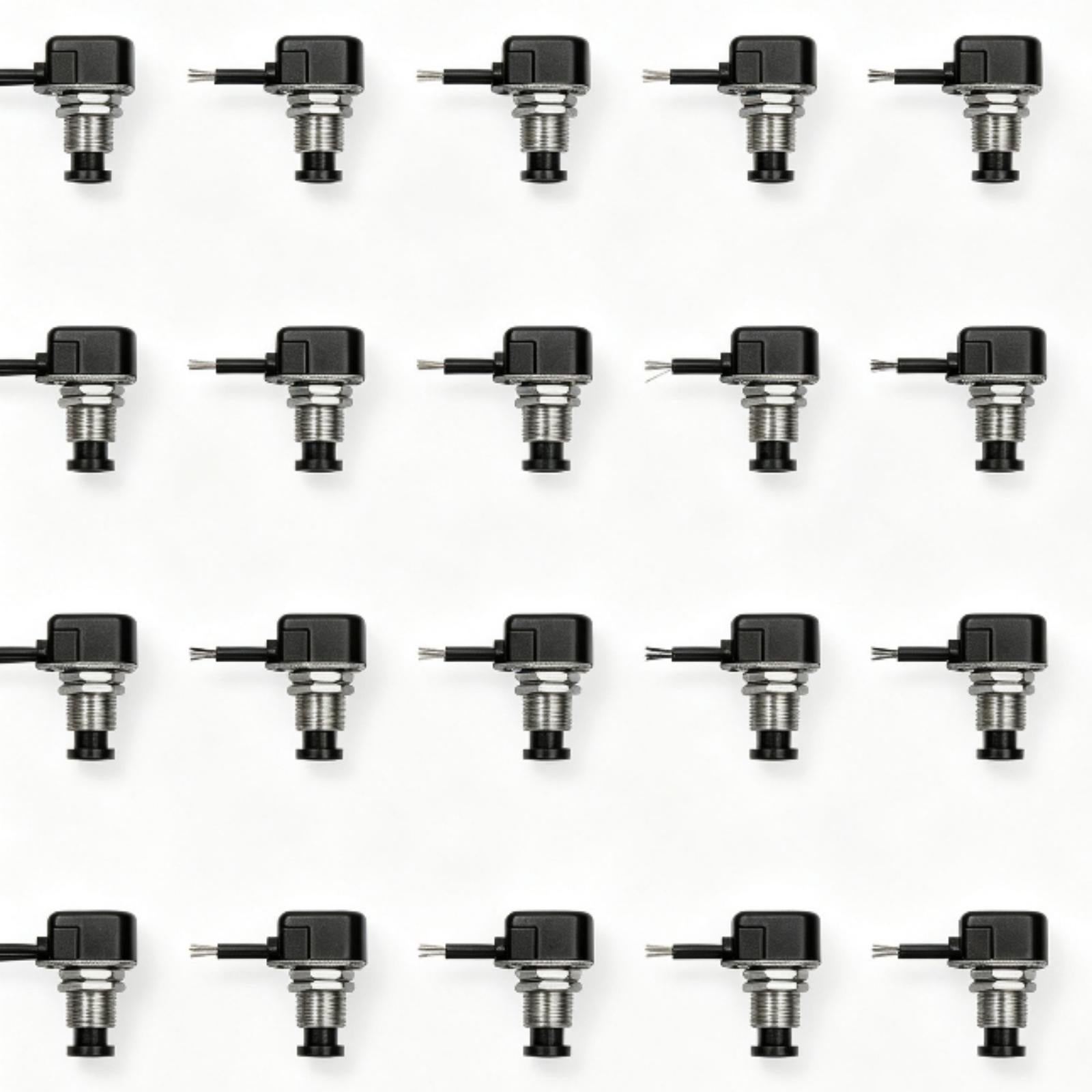 20X Bouton Poussoir Momentané À Réinitialisation Automatique Normalement Ouvert