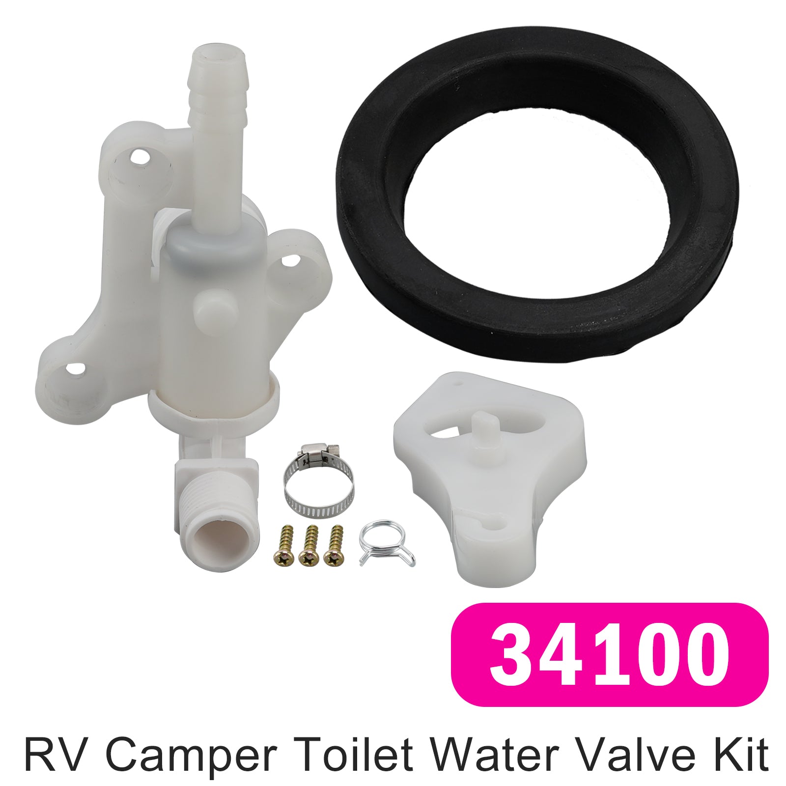 34100 Kit vanne eau toilette Camping-car pour Thetford Style Aqua-Magic