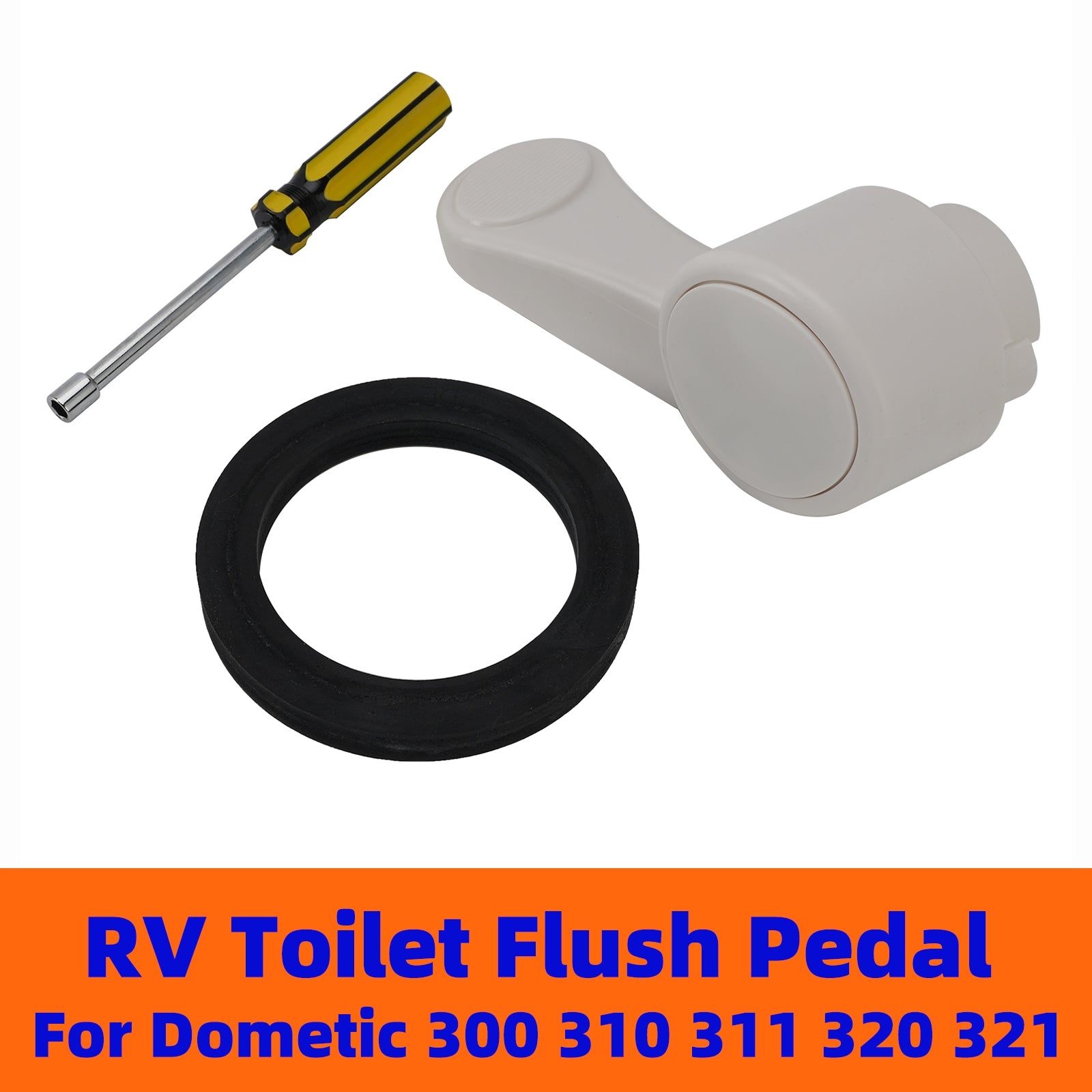 Pédale chasse toilettes Camping-car pour Dometic 300 310 311 320 321 avec Kit