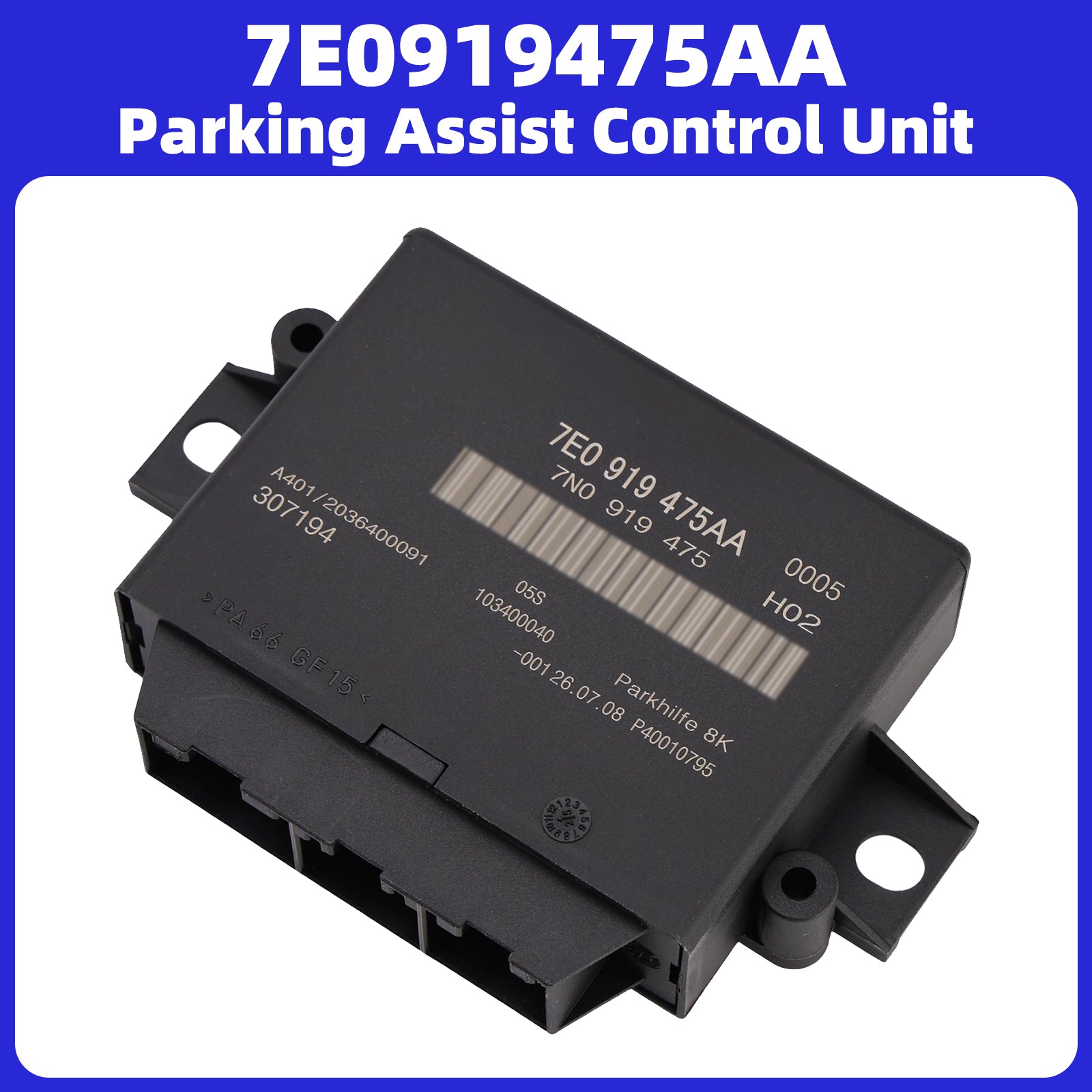 Module contrôle aide parking 7E0919475AA pour VW Transporter Amarok