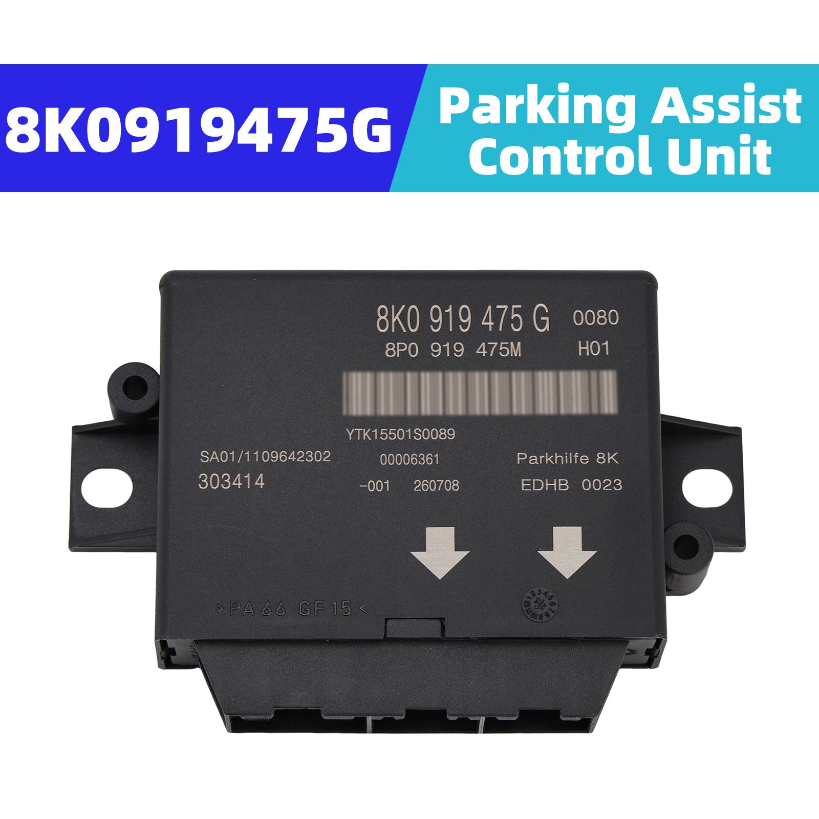 Module capteur assistance distance parking 8K0919475G pour Audi A5 S5 8T