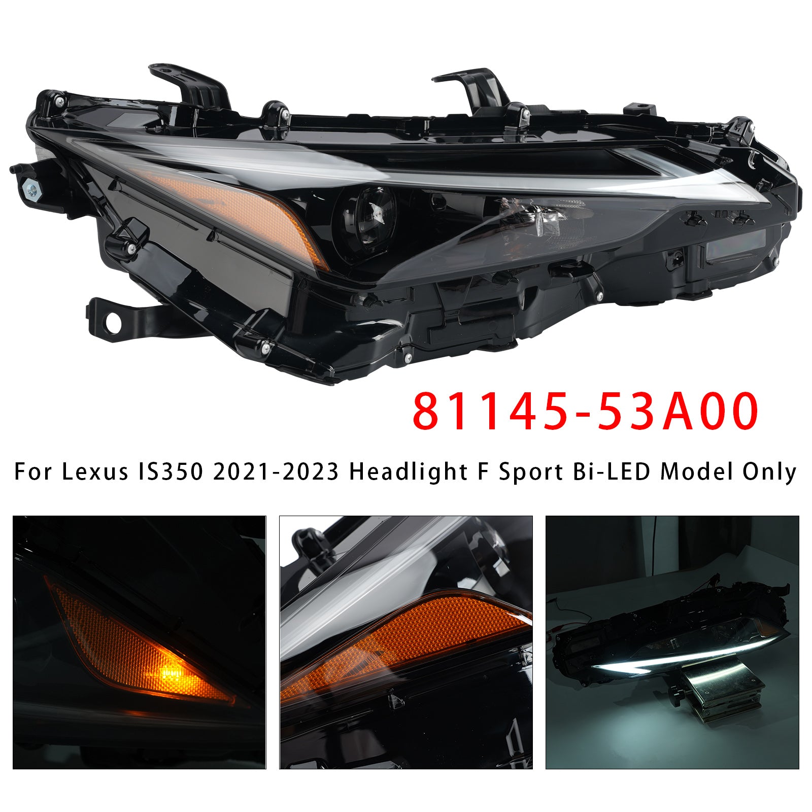 Faro LED destro 81145-53A00 per Lexus IS300 IS350 2021-2023