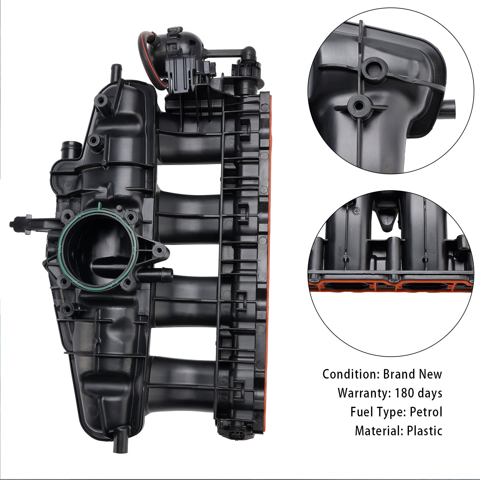 Luchtinlaatspruitstuk voor Volkswagen EOS CBFA of CCTA motor 2009-2015 06J133201BD
