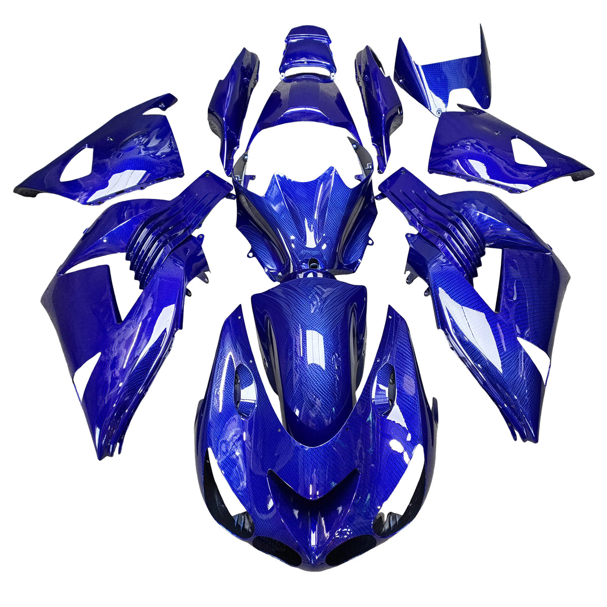 Kit de carénage par injection pour Kawasaki ZX14R ZZR1400 2006-2011