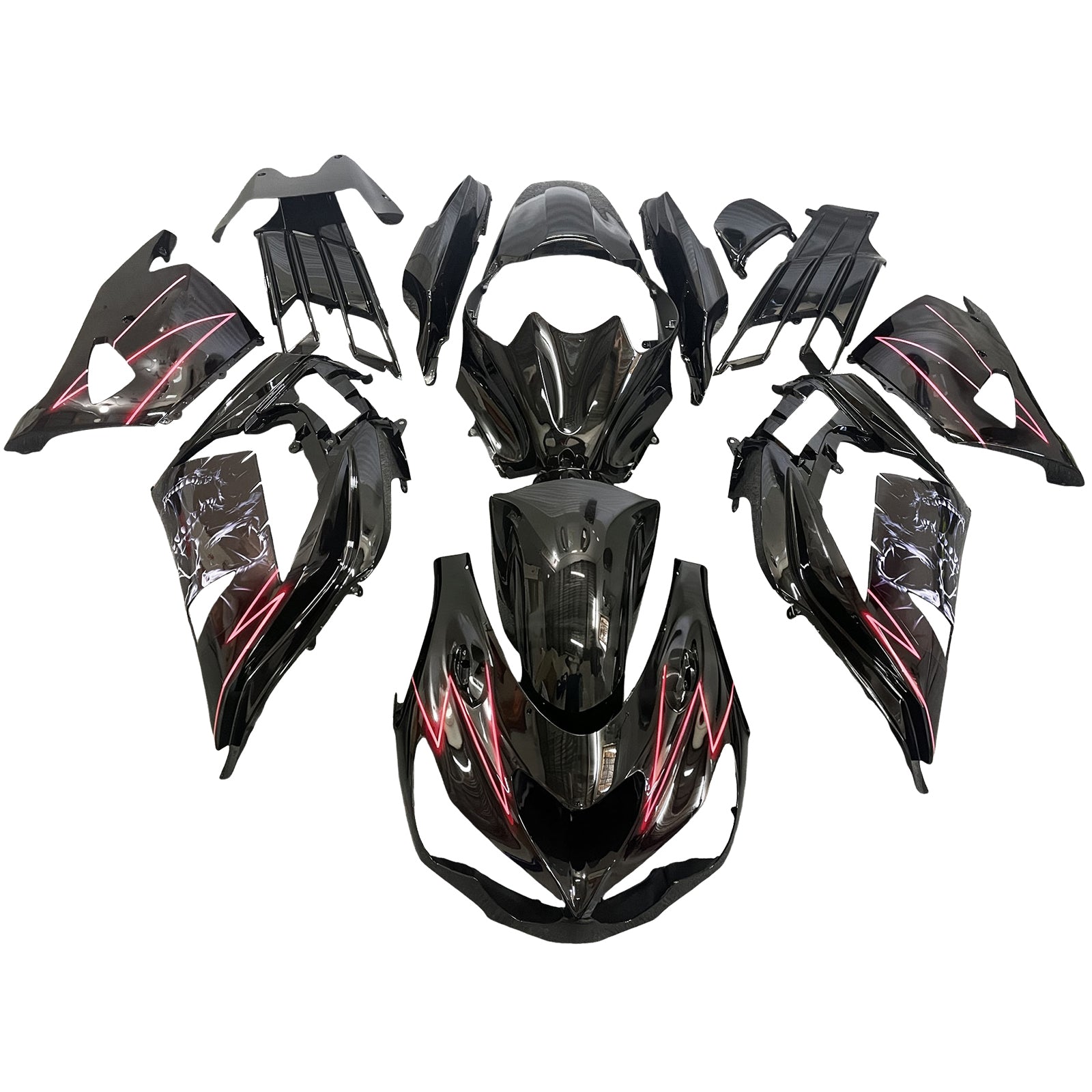 Kit de carénage par injection pour Kawasaki ZX14R ZZR1400 2012-2025