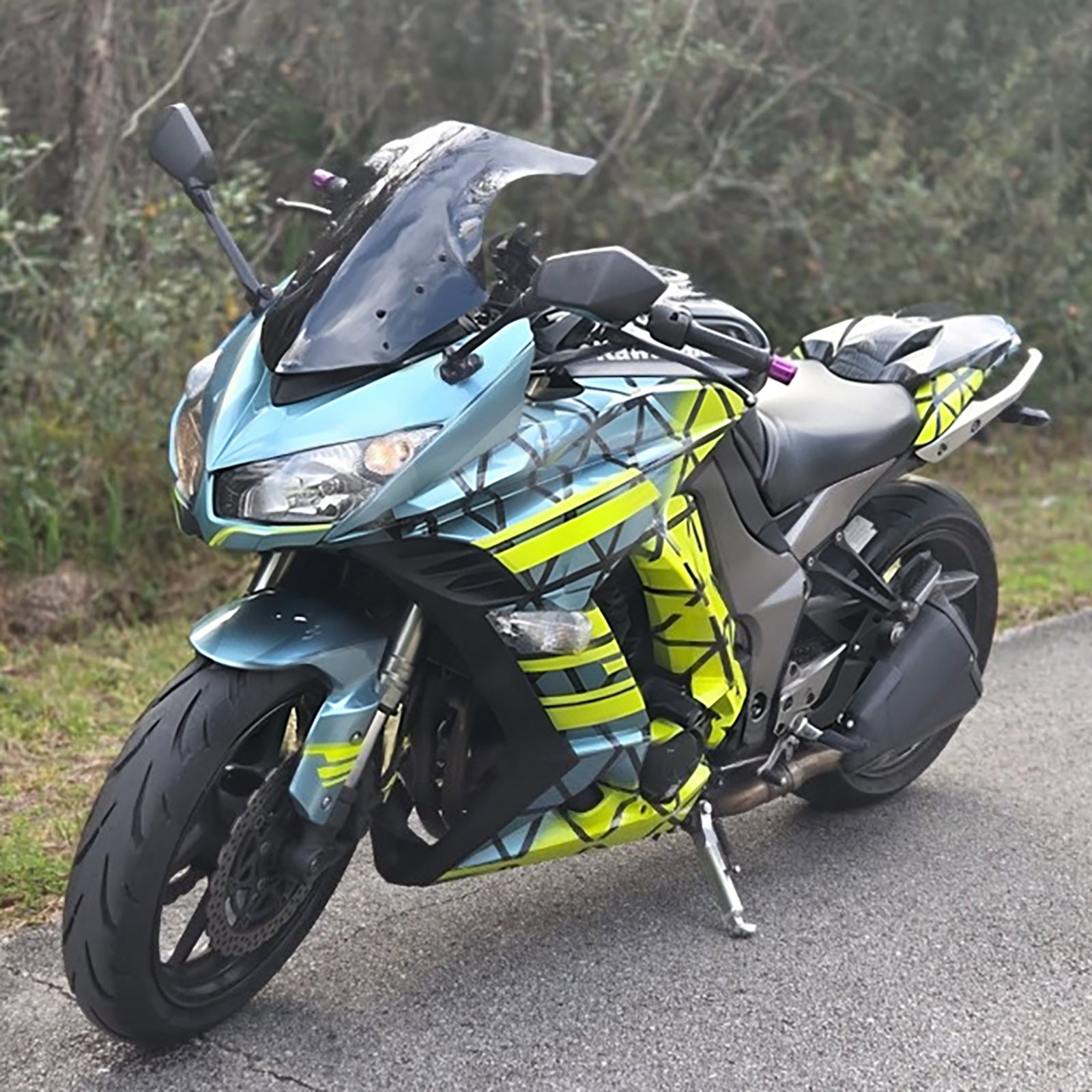 Kit carena iniettata in plastica ABS per Kawasaki Z1000SX 2010-2015