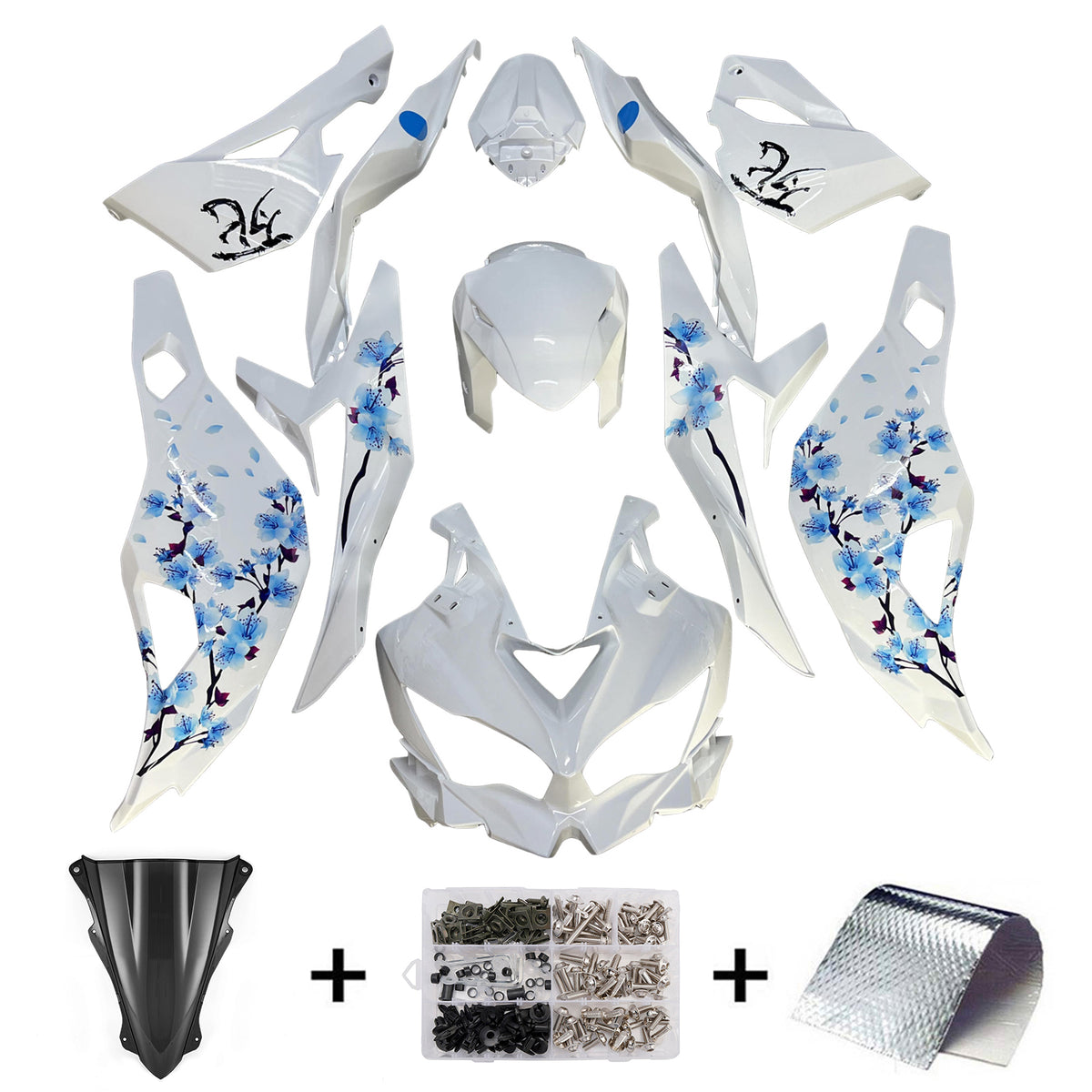 Kit carenatura iniezione per Kawasaki Ninja ZX-25R ZX-4R ZX-4RR 2019-2026