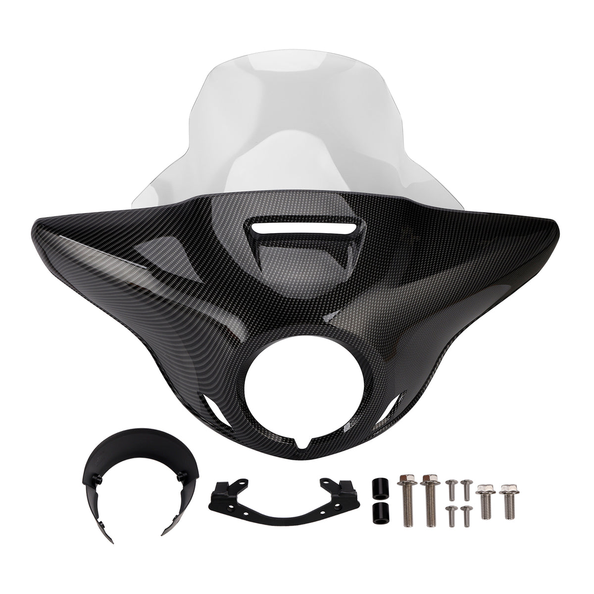 Cupolino parabrezza per HONDA CMX1100 21-24 Carbonio simulato+trasparente