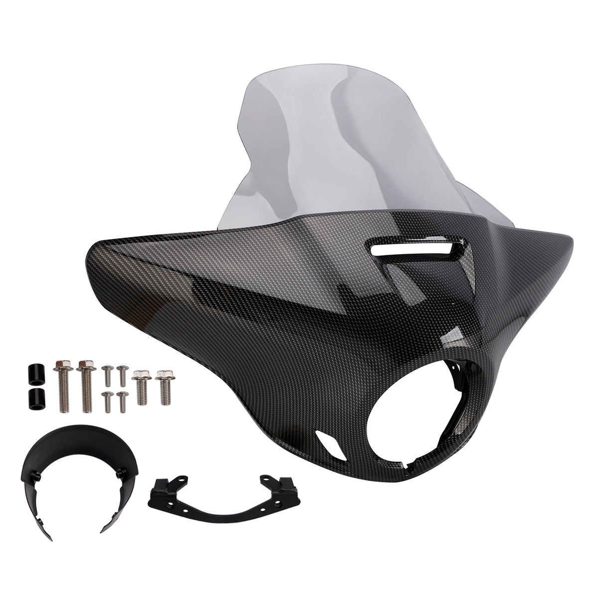 Cupolino parabrezza per HONDA CMX1100 21-24 Carbonio simulato+Grigio