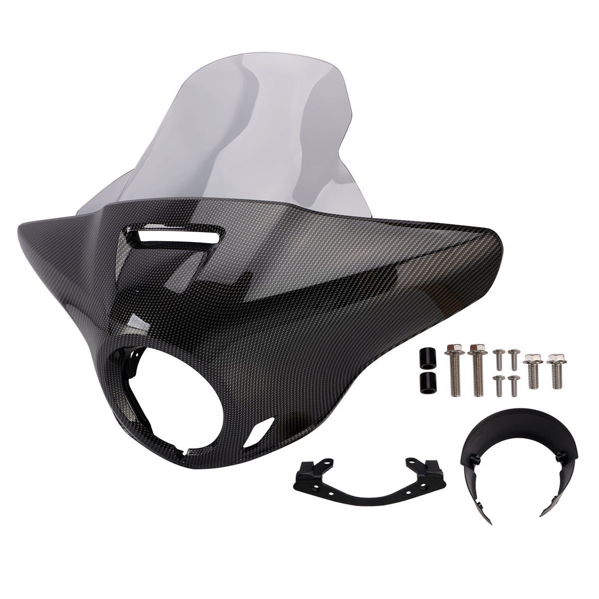 Cupolino parabrezza per HONDA CMX1100 21-24 Carbonio simulato+Grigio