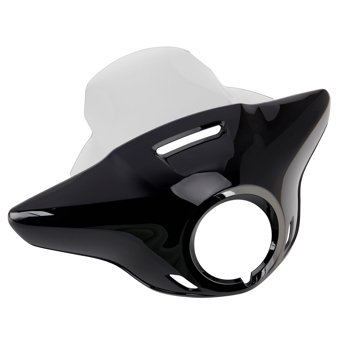 Cupolino parabrezza per HONDA CMX1100 21-24 Nero lucido+Trasparente