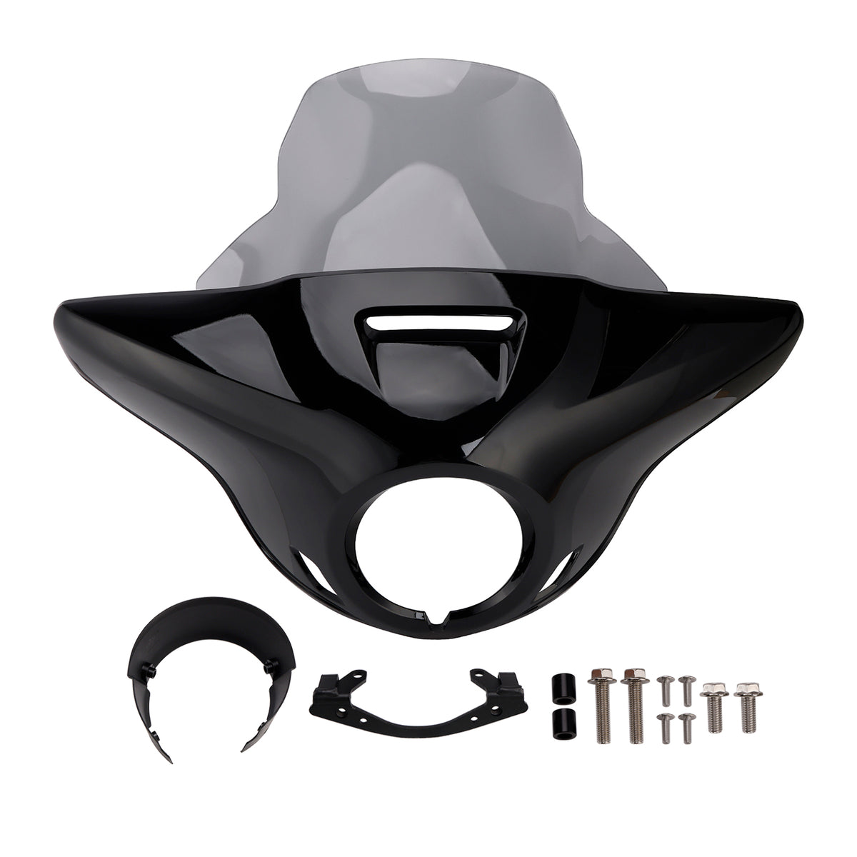 Cupolino parabrezza per HONDA CMX1100 21-24 Nero lucido+Grigio