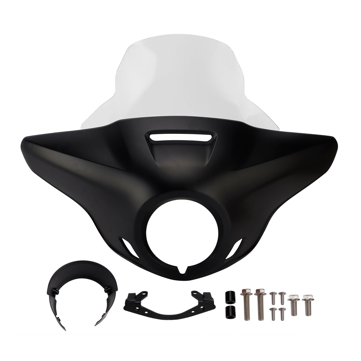 Cupolino parabrezza per HONDA CMX1100 21-24 Nero opaco+Trasparente