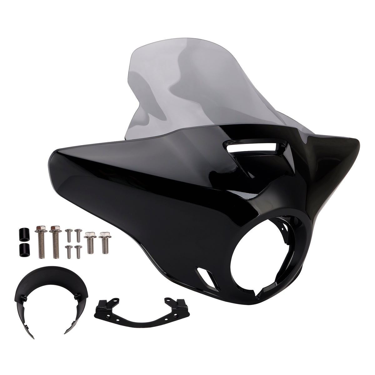 Cupolino parabrezza per HONDA CMX1100 21-24 Nero lucido+Grigio