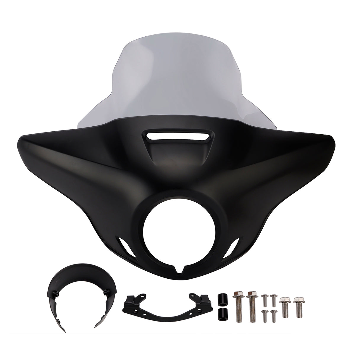 Cupolino parabrezza per HONDA CMX1100 21-24 Nero opaco+Grigio