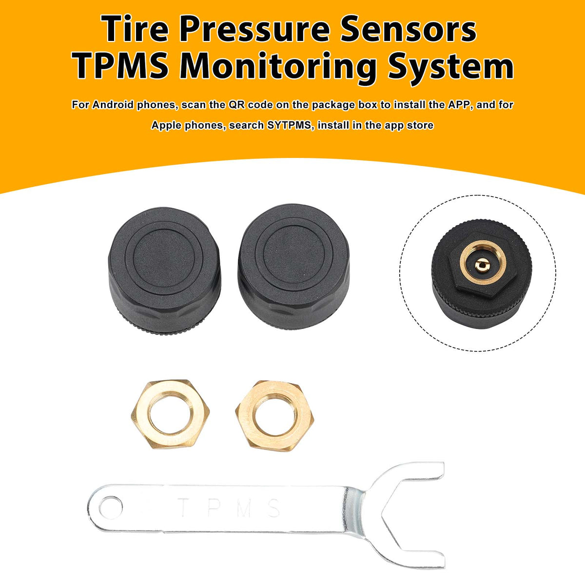 Sistema de monitoreo de presión de neumáticos TPMS para motocicletas