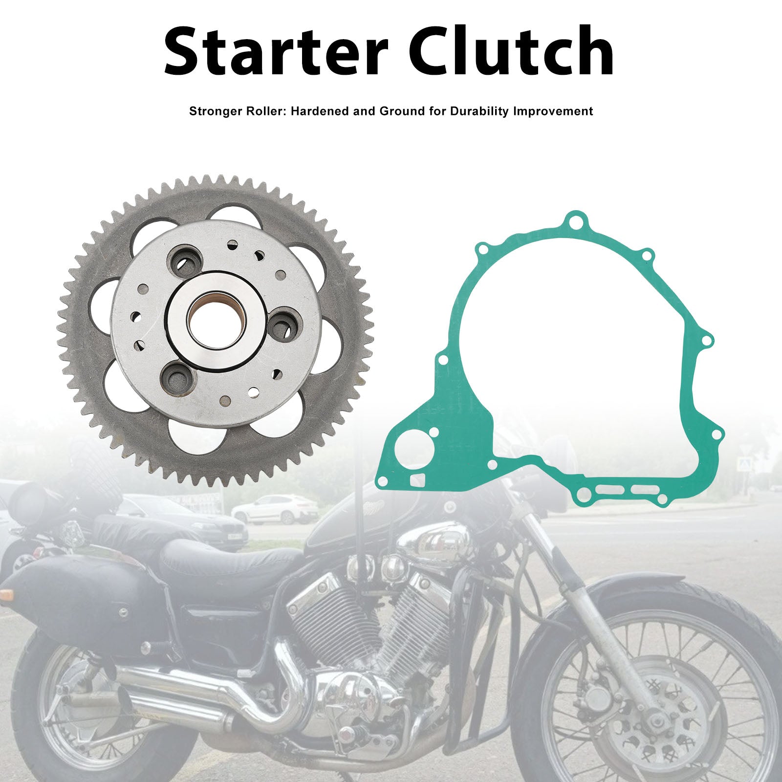 Kits de roue libre de démarreur pour Yamaha XV 400 500 535 Virago 1987-1996