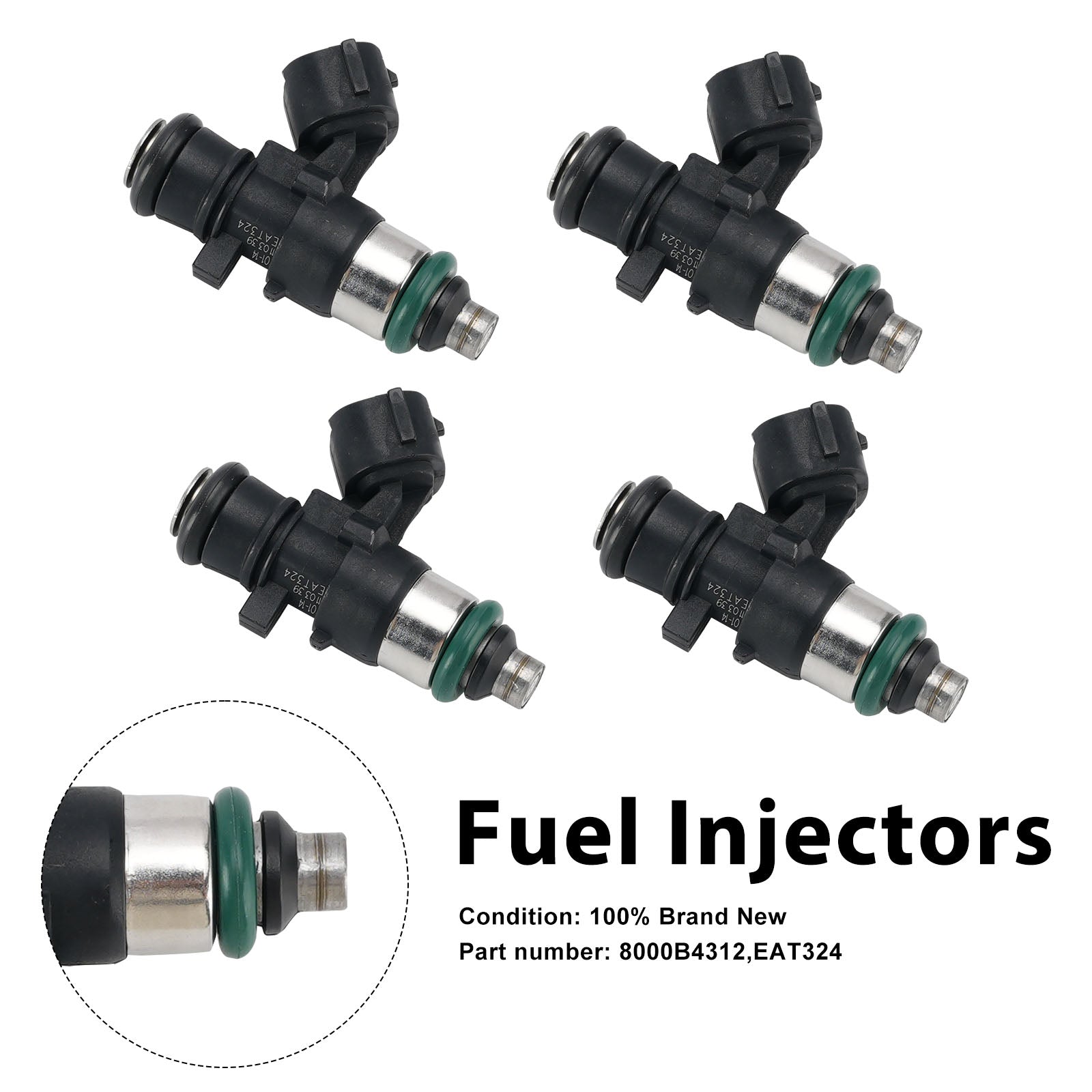 4PC Injecteurs de carburant 8000B4312 EAT324 pour MV Agusta F4 1000S 1000R