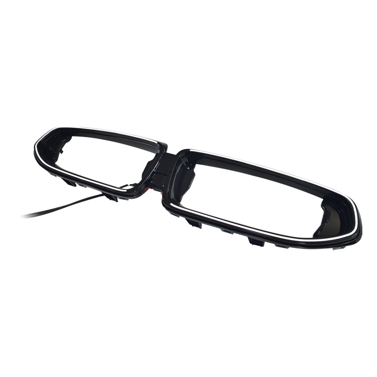 Black Front Bumper Grill Trim Cover Pour BMW G42 M240I 2022-2026 2Door W/Led
