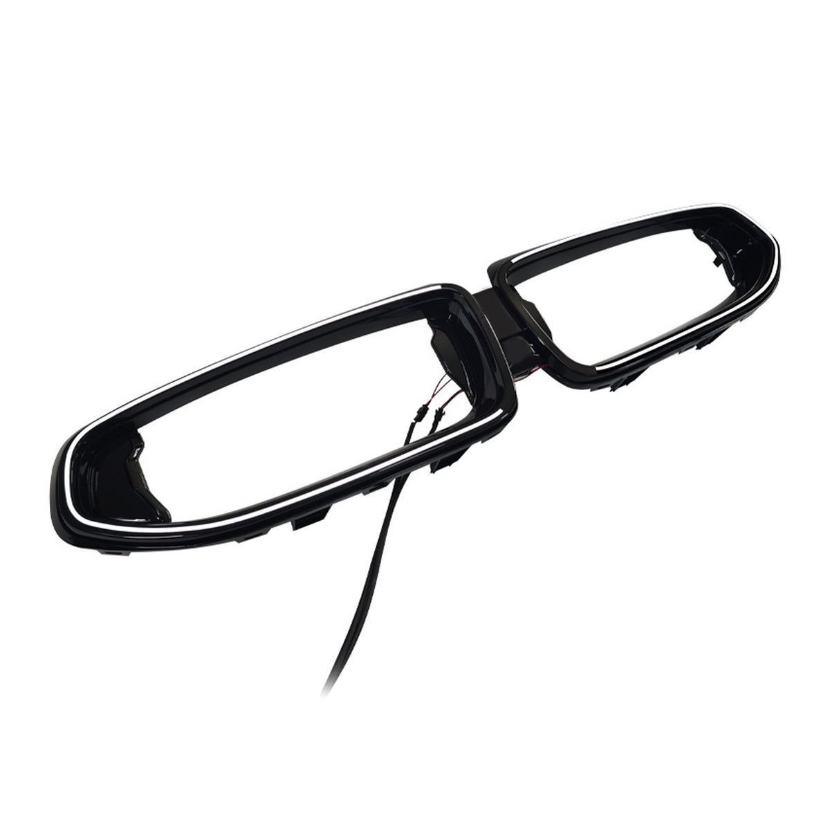 Black Front Bumper Grill Trim Cover Pour BMW G42 M240I 2022-2026 2Door W/Led