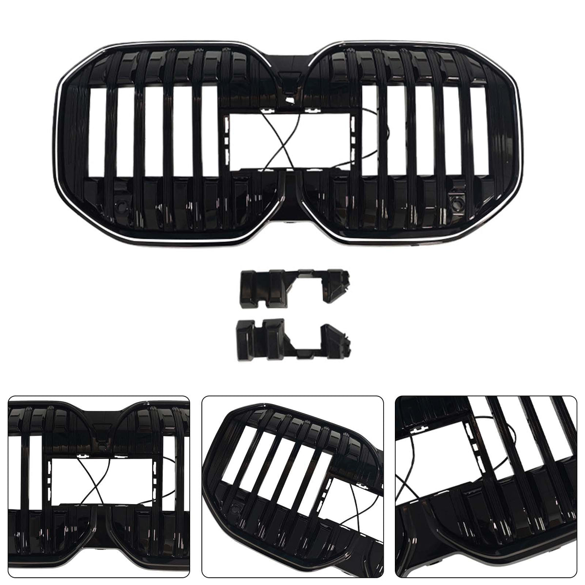 Front Bumper Kidney Grill Grille Pour BMW 7 Series G70 i7 740i 750e 2023-2026