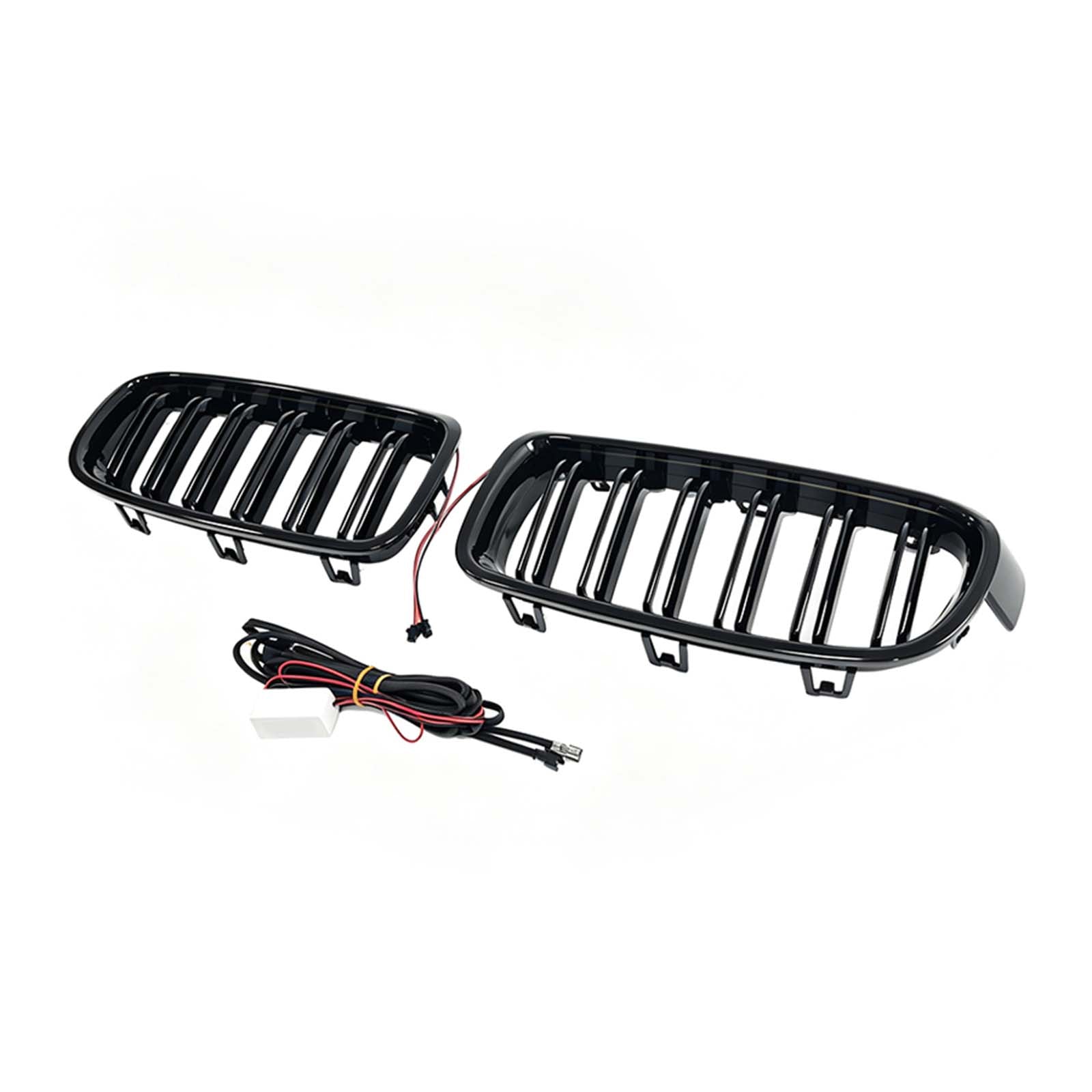 Double Slat Front Kidney Grille Grill Pour BMW 3 Series F30 F35 2012-2019