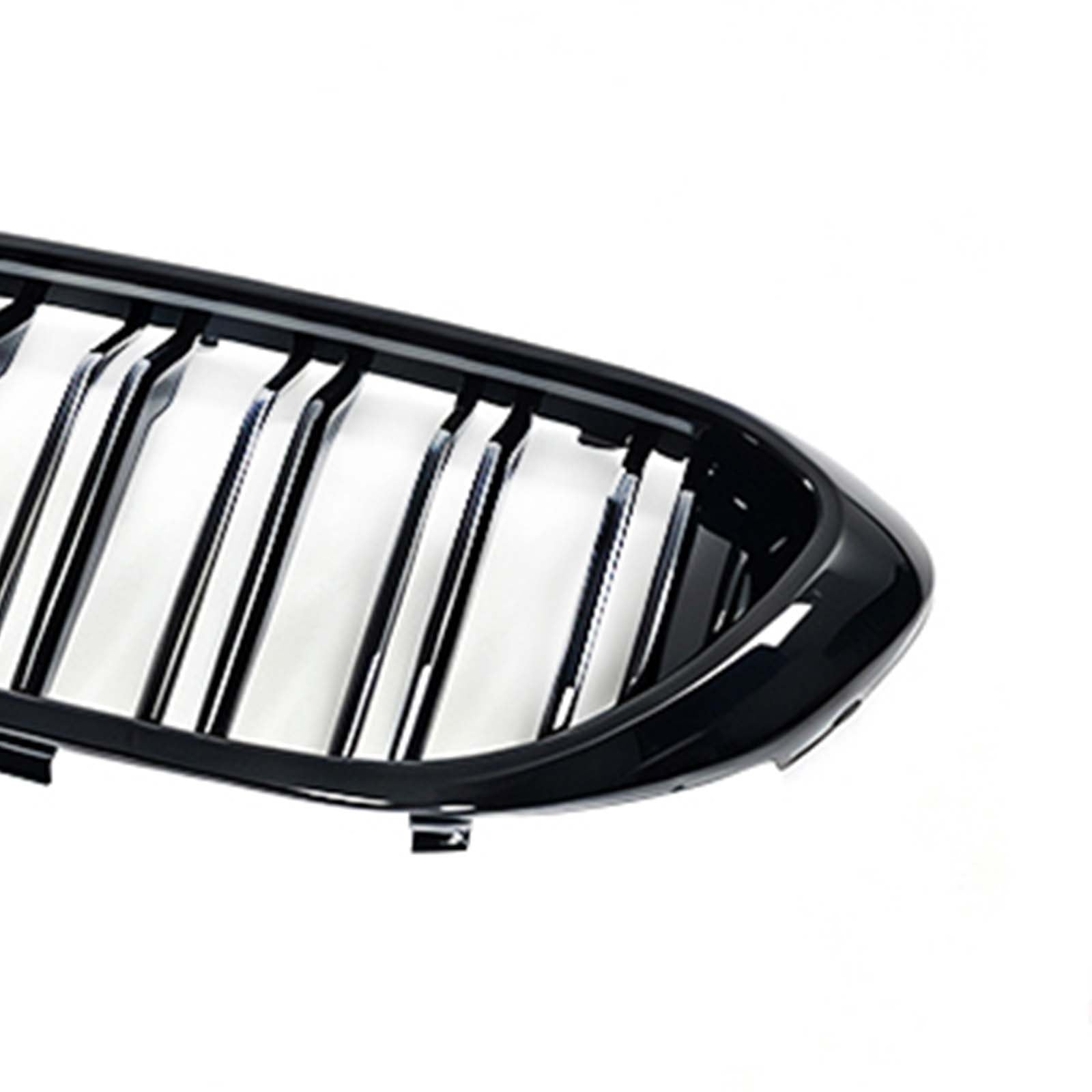 Double Slat Front Kidney Grille Pour BMW 5 Series G30 G31 2017-2020 W/LED