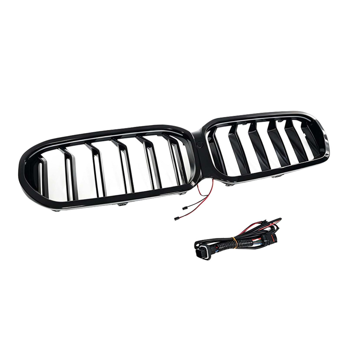 Front Kidney Grill Grille Pour BMW 5-Series G30 G38 2021-2024 W/LED
