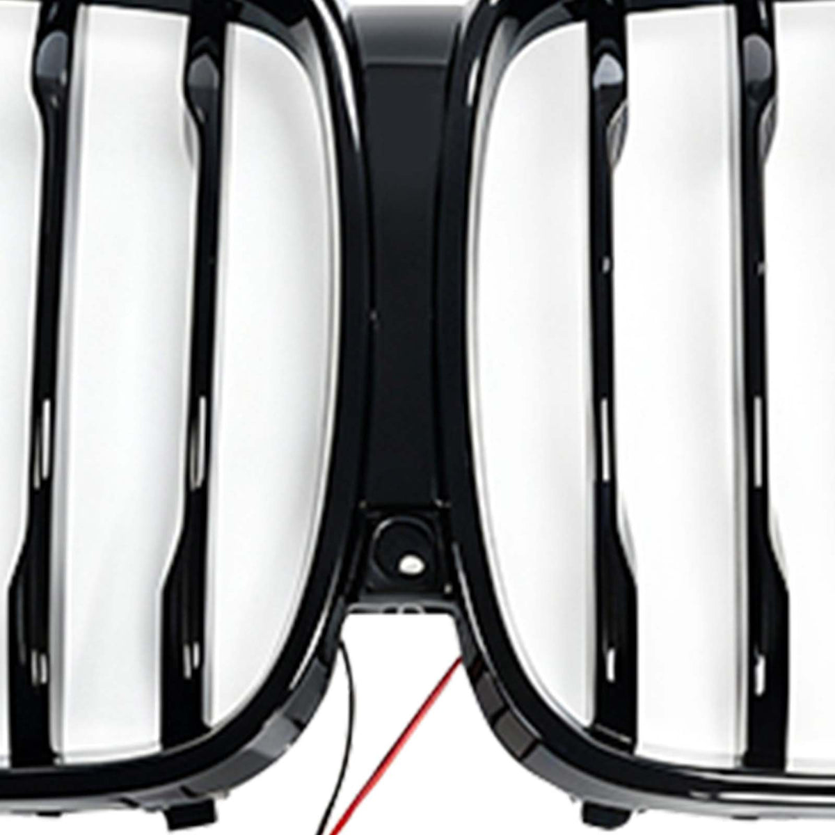 Single Gloss Black Front Kidney Grille Pour BMW X5 G05 2019-2022 W/LED