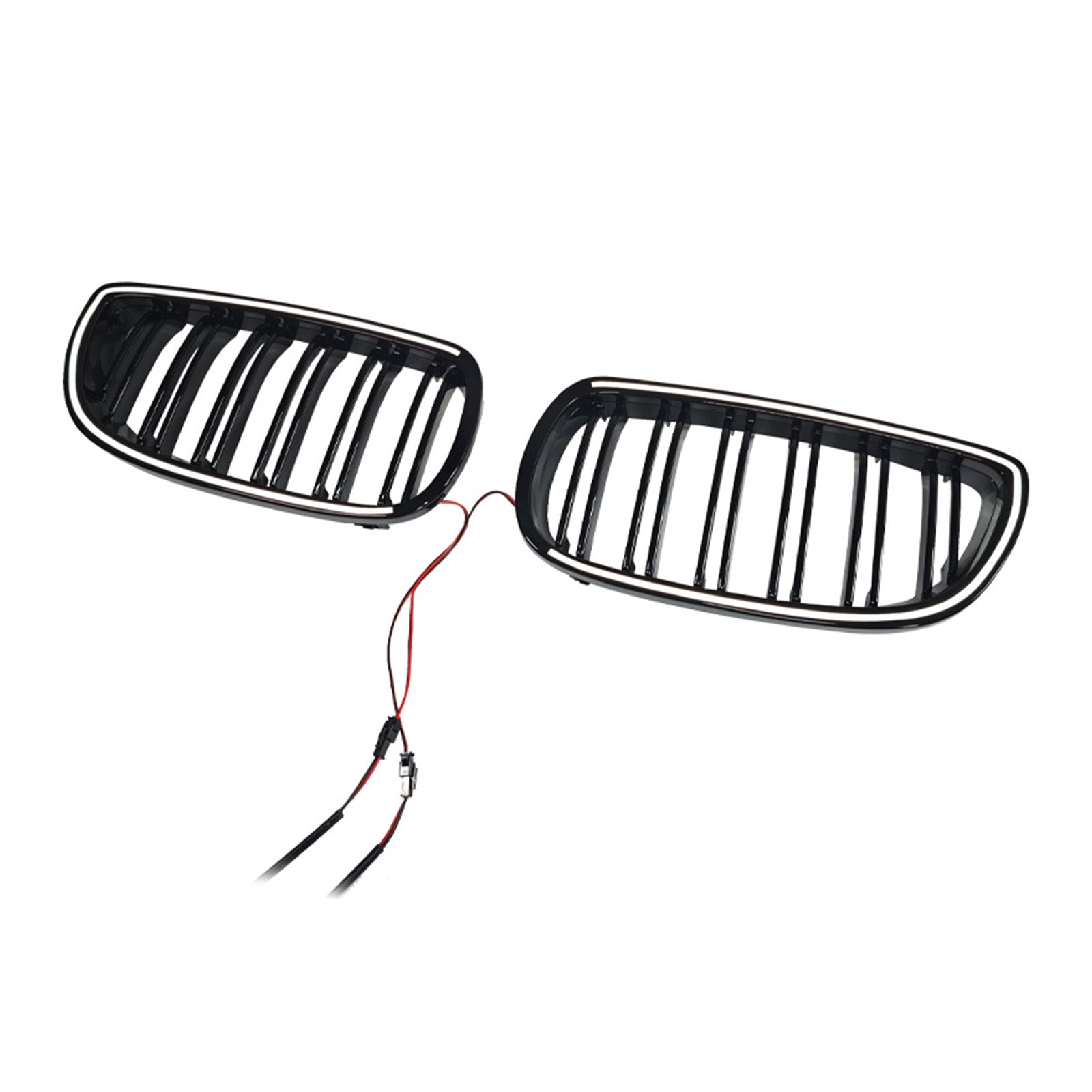 Gloss Black Front Kidney Grill Grille Pour BMW E92 E93 335i 328i Coupe 2006-2009