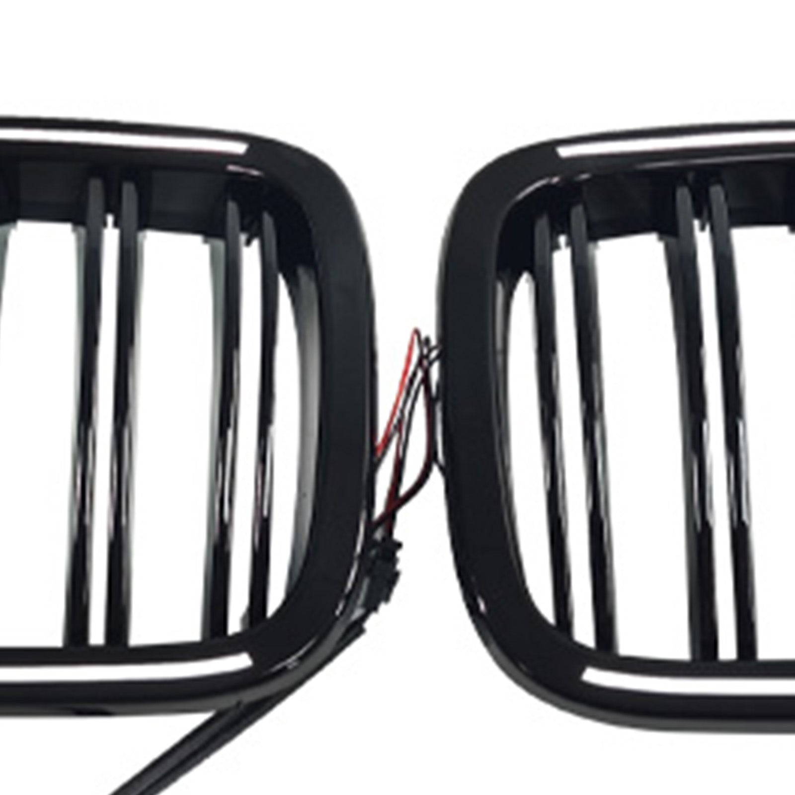 Gloss Black Front Bumper Kidney Grille Pour BMW X3 X4 F25 F26 2014-2017 W/LED